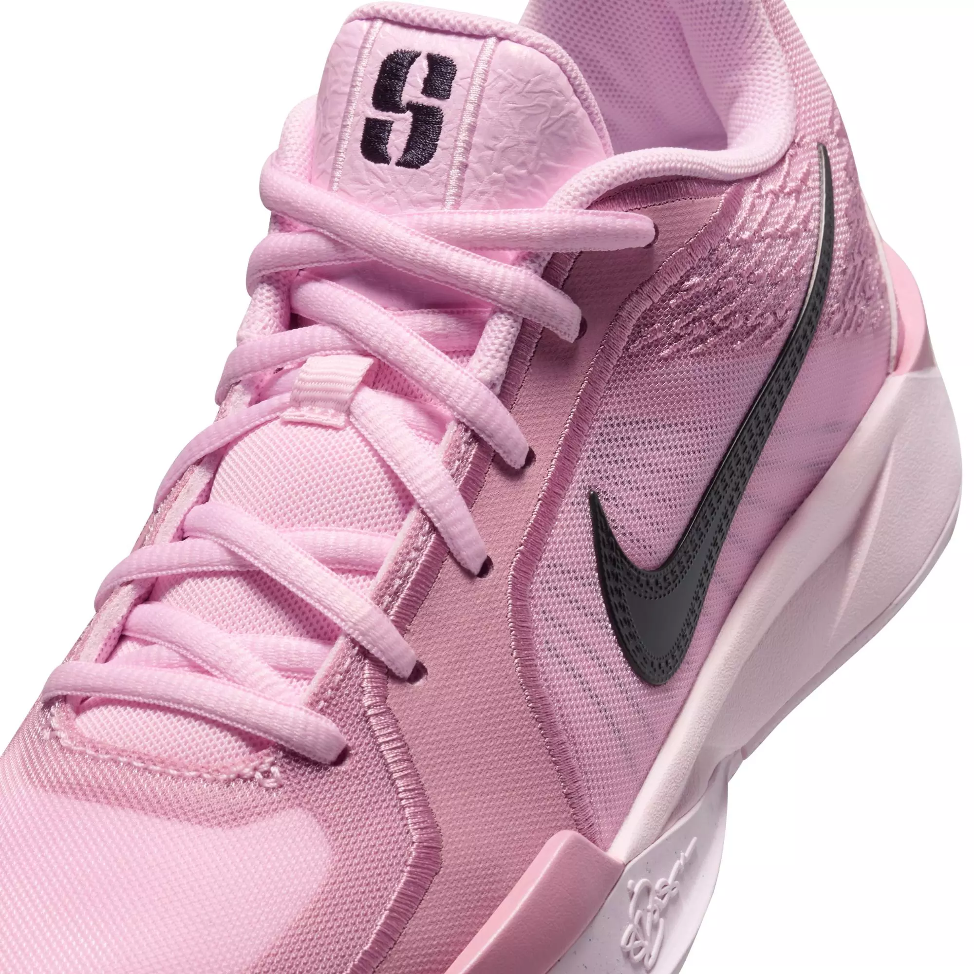Nike Sabrina 2 "Triple Double" Grade School Kids' Basketball Shoe - PINK FOAM /BLACK/ELEMENTAL PINK