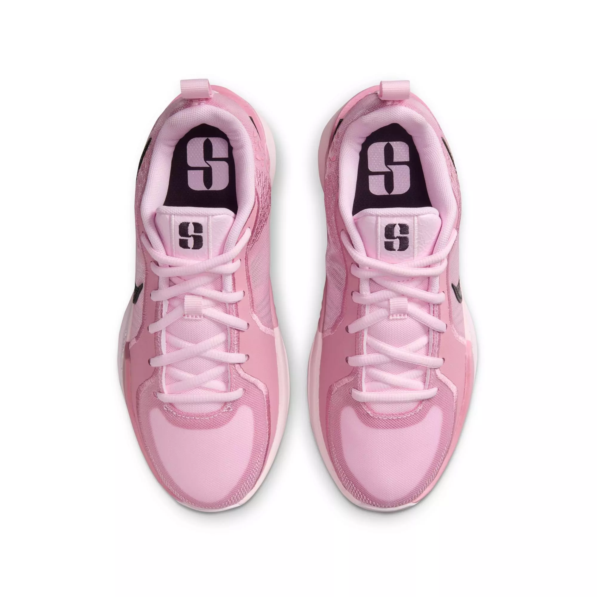 Nike Sabrina 2 "Triple Double" Grade School Kids' Basketball Shoe - PINK FOAM /BLACK/ELEMENTAL PINK