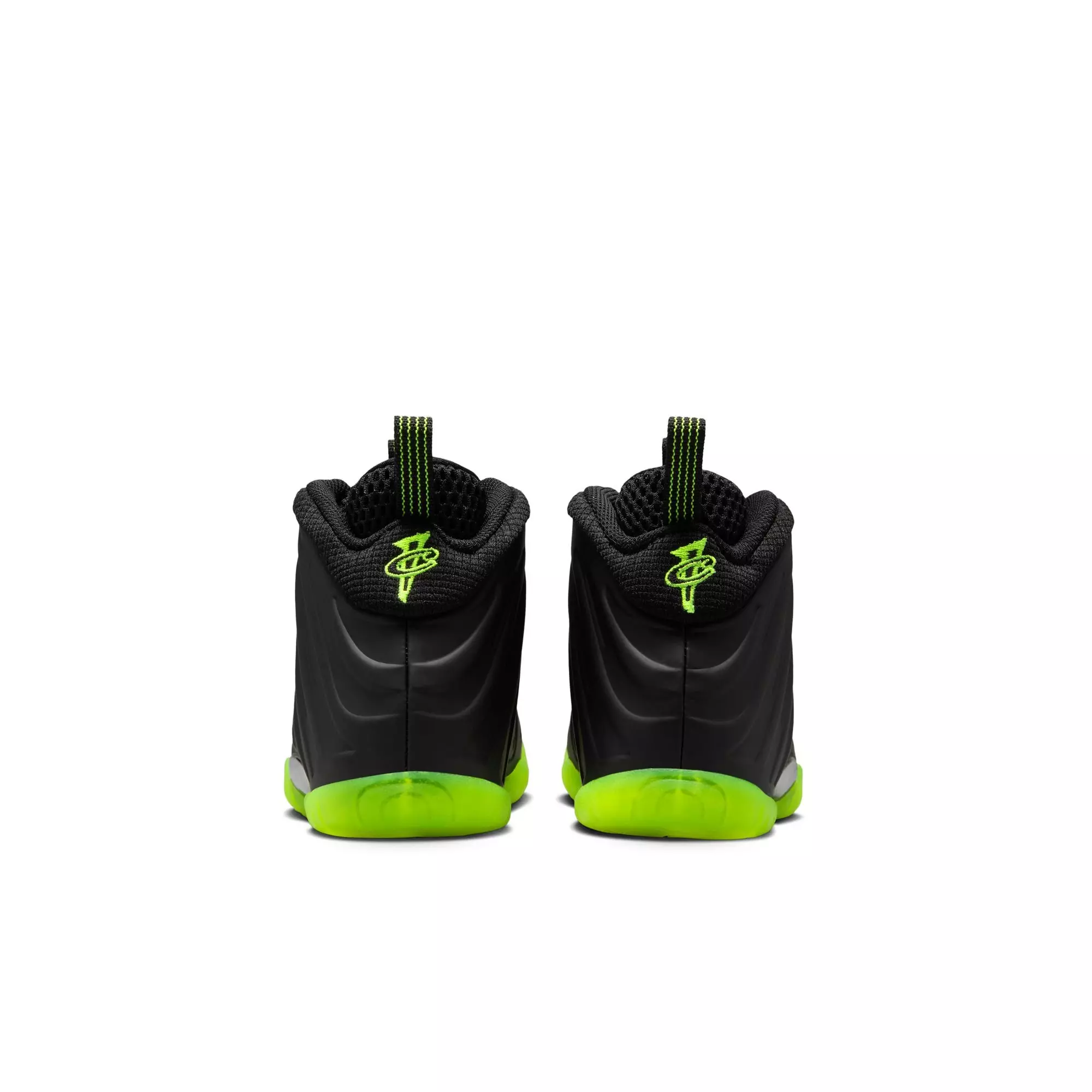 Nike Little Posite One "Black Volt" Preschool Kids' Shoe - BLACK/VOLT