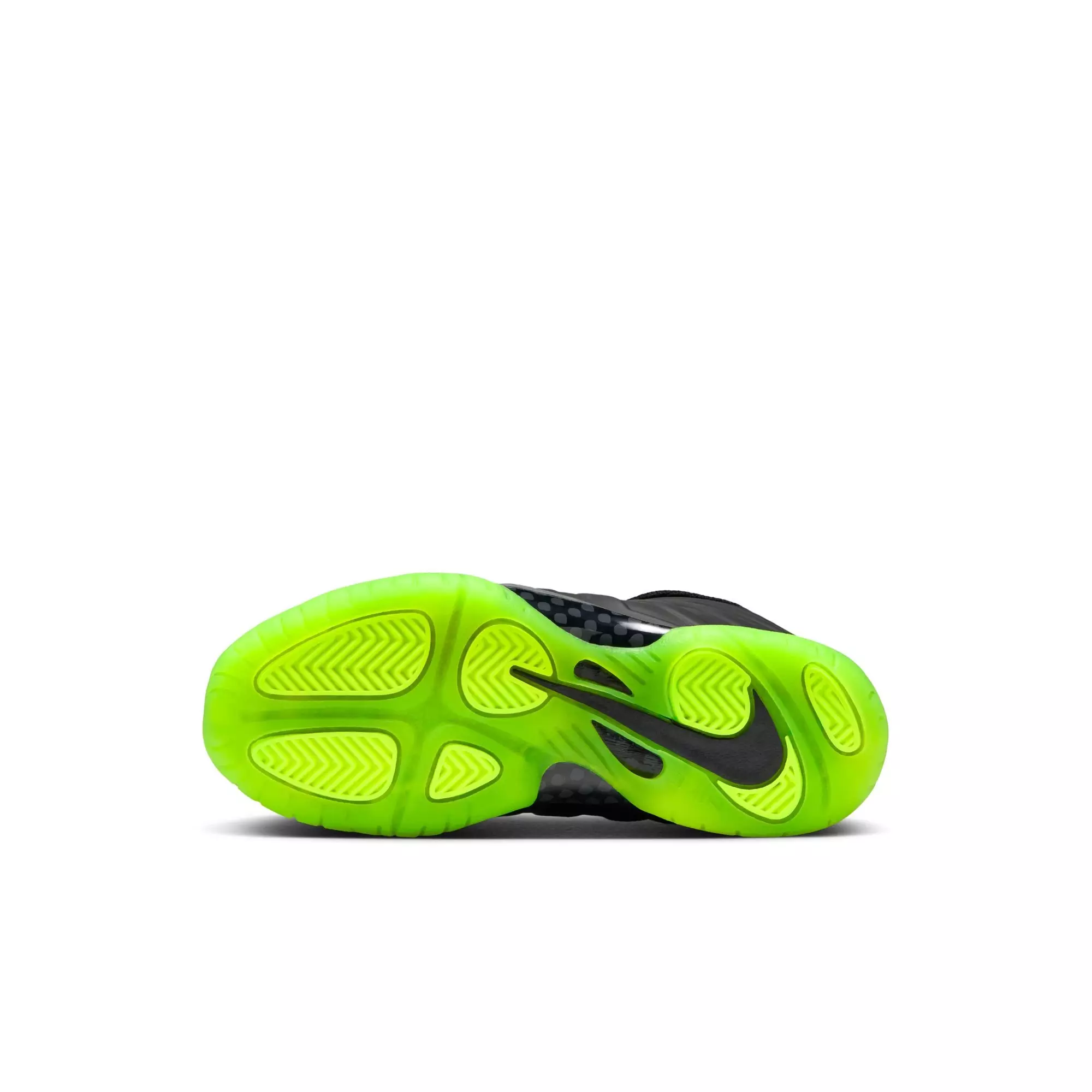 Nike Little Posite One "Black Volt" Preschool Kids' Shoe - BLACK/VOLT