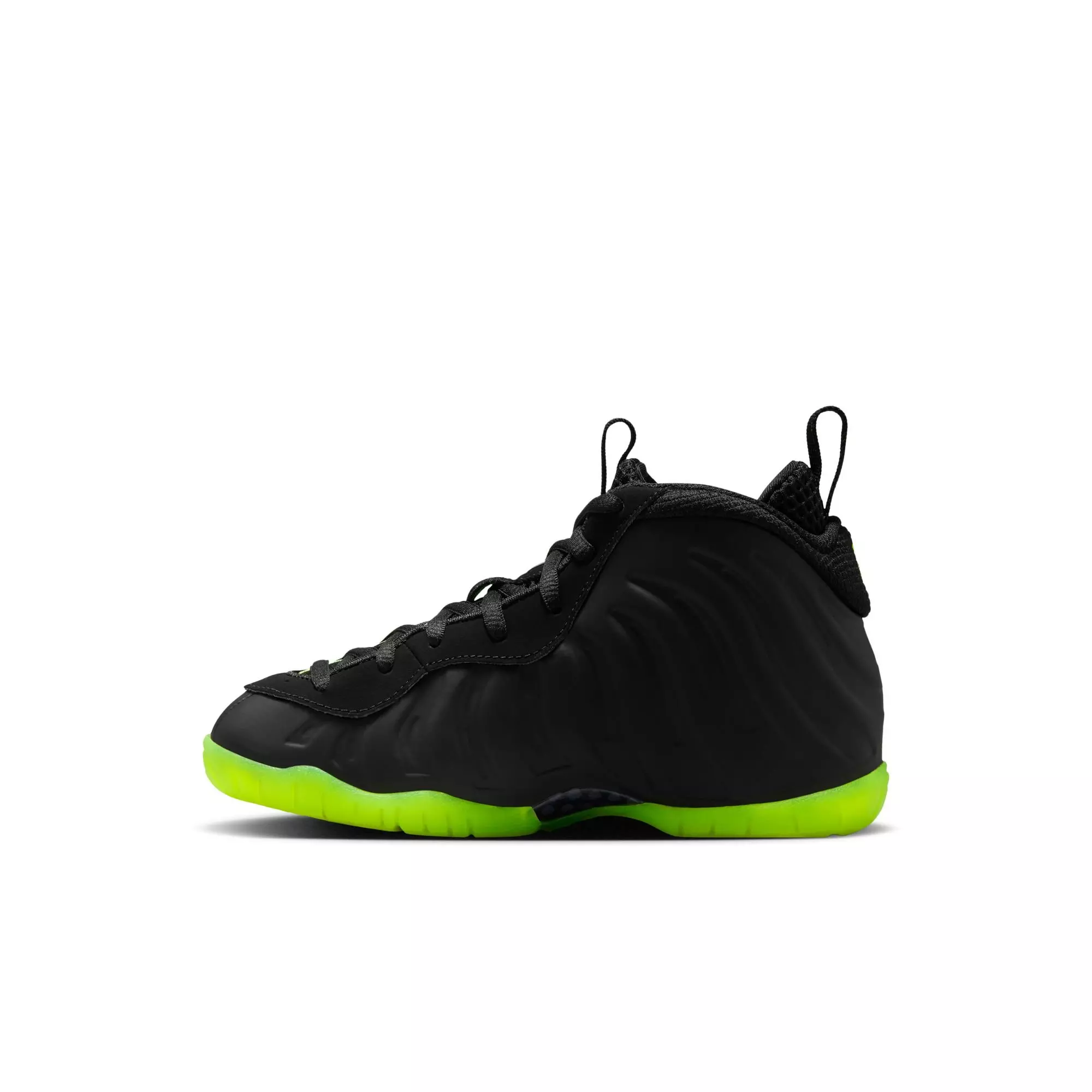 Nike Little Posite One "Black Volt" Preschool Kids' Shoe - BLACK/VOLT