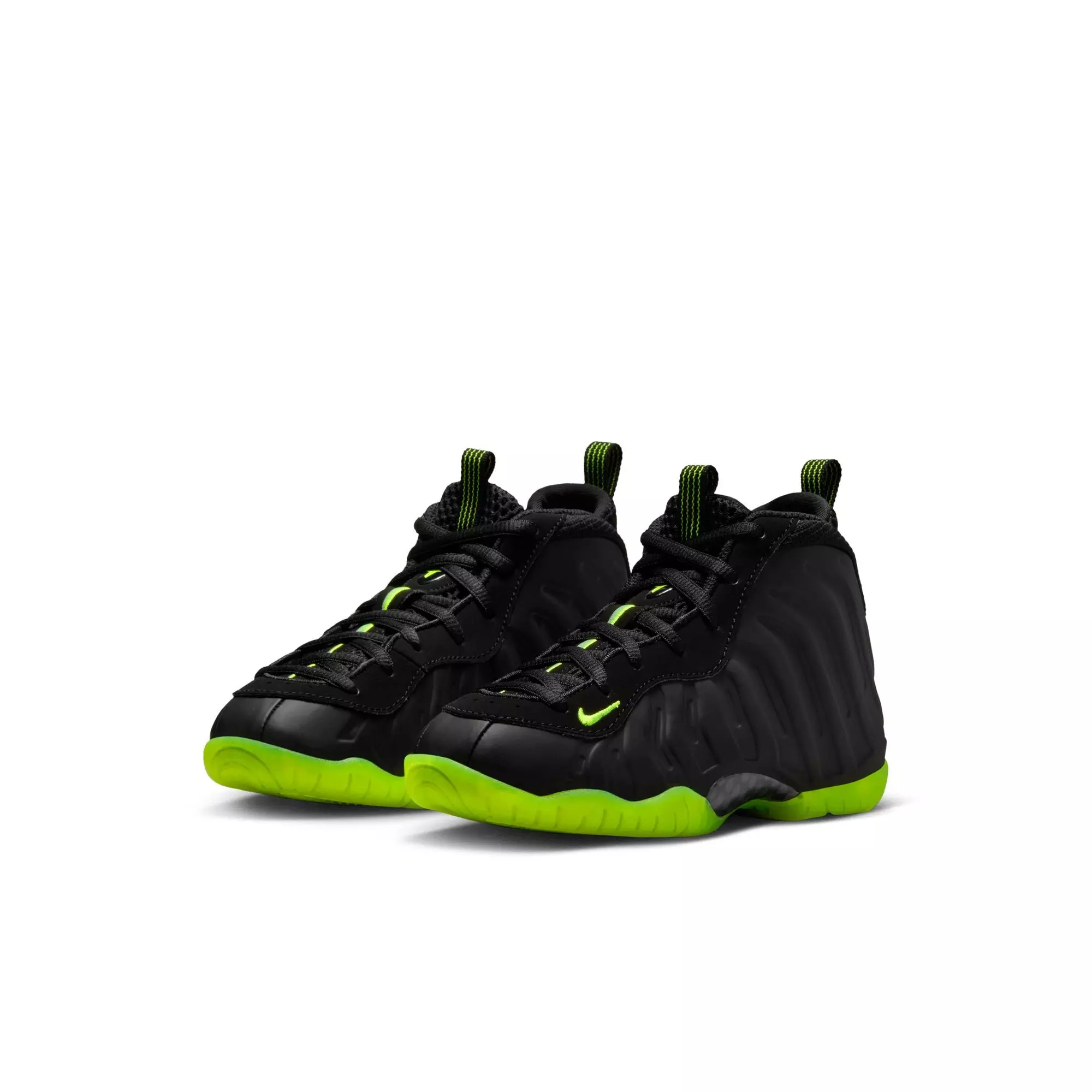 Nike Little Posite One "Black Volt" Preschool Kids' Shoe - BLACK/VOLT