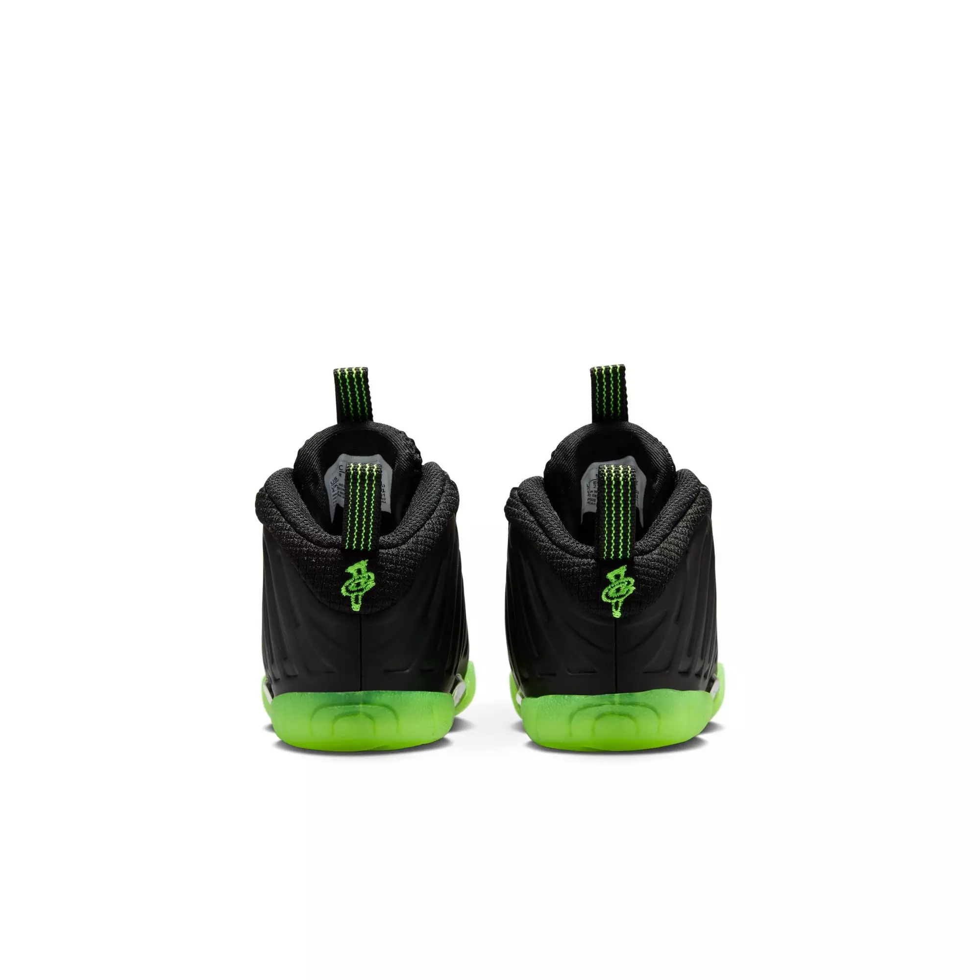 Nike Little Posite One "Black Volt" Toddler Kids' Shoe - BLACK/VOLT