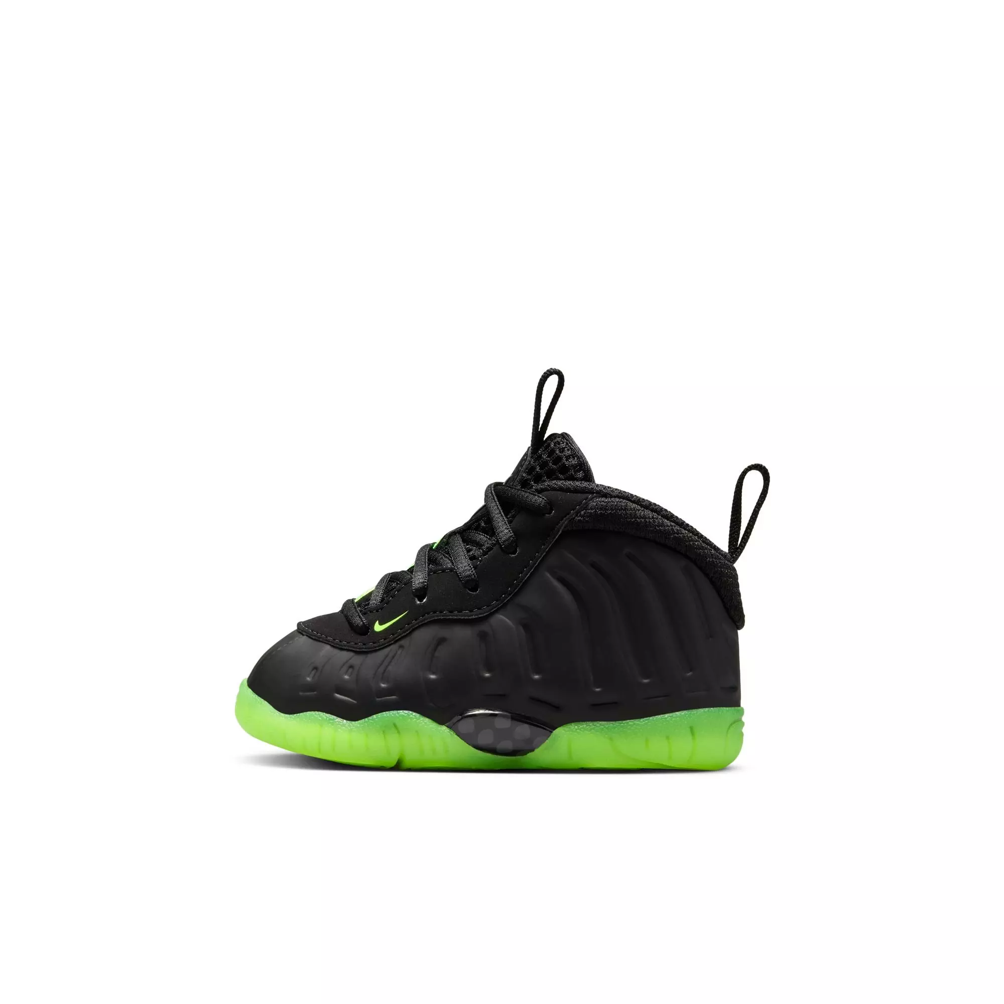 Nike Little Posite One "Black Volt" Toddler Kids' Shoe - BLACK/VOLT