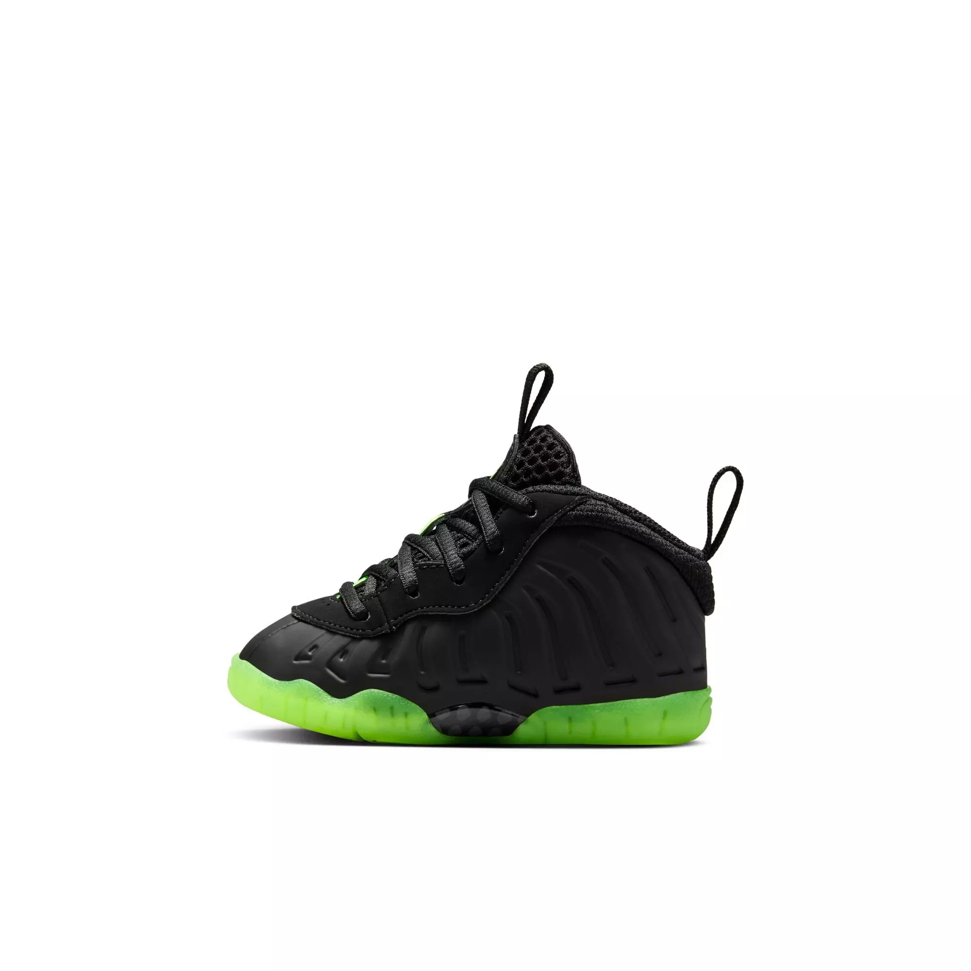 Nike Little Posite One "Black Volt" Toddler Kids' Shoe - BLACK/VOLT