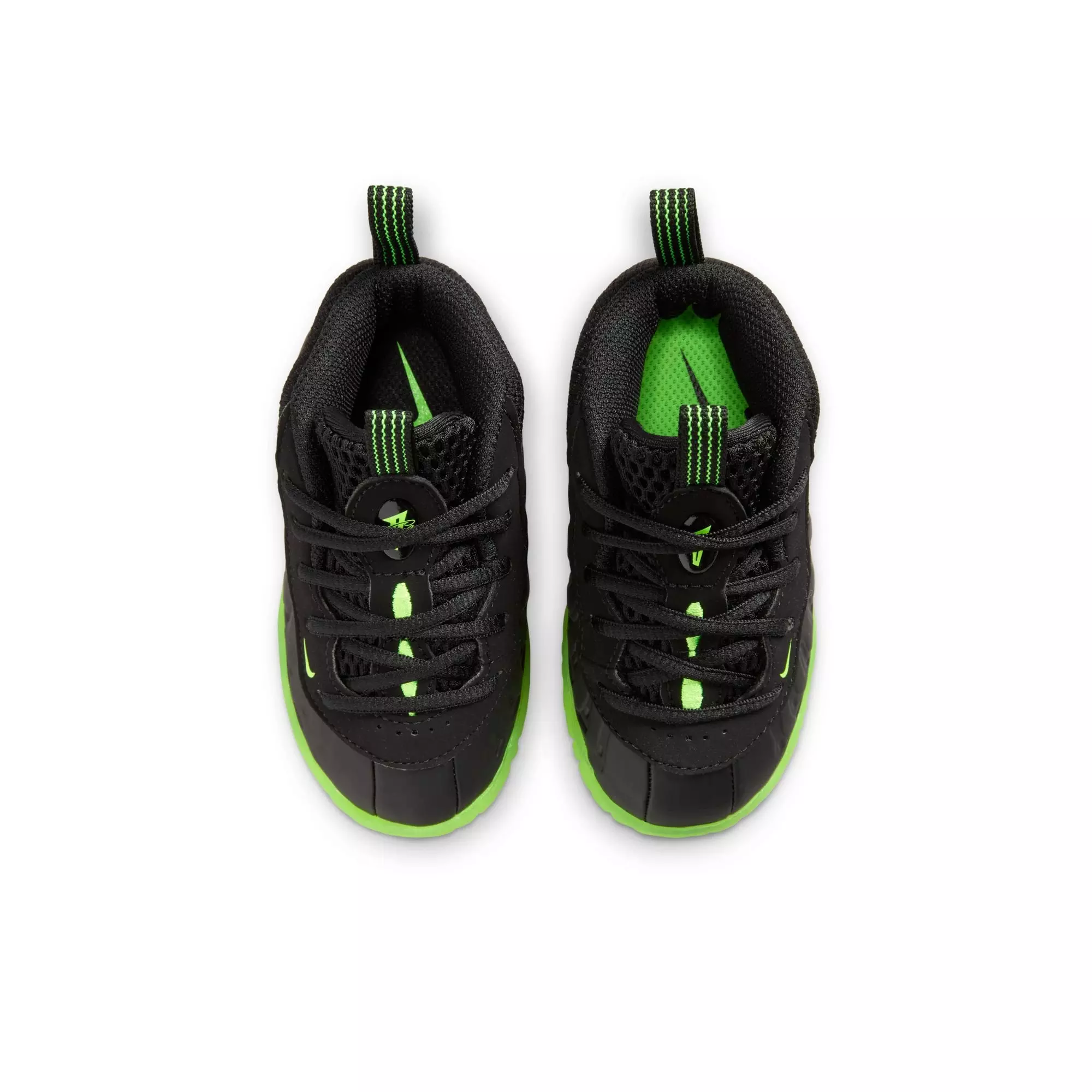 Nike Little Posite One "Black Volt" Toddler Kids' Shoe - BLACK/VOLT