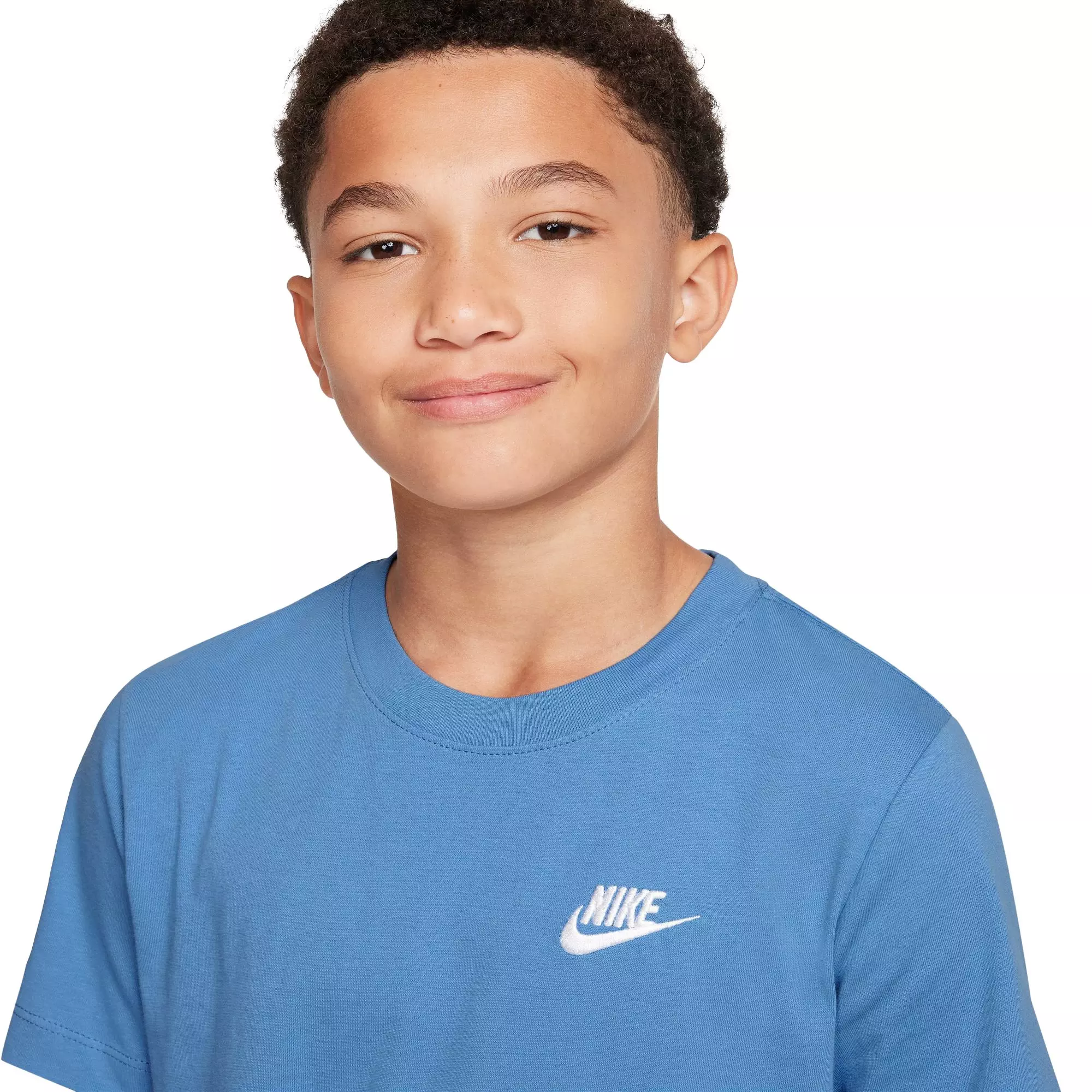 Nike Big Boys' LBR Sportswear Tee - Blue Beyond - BLUE