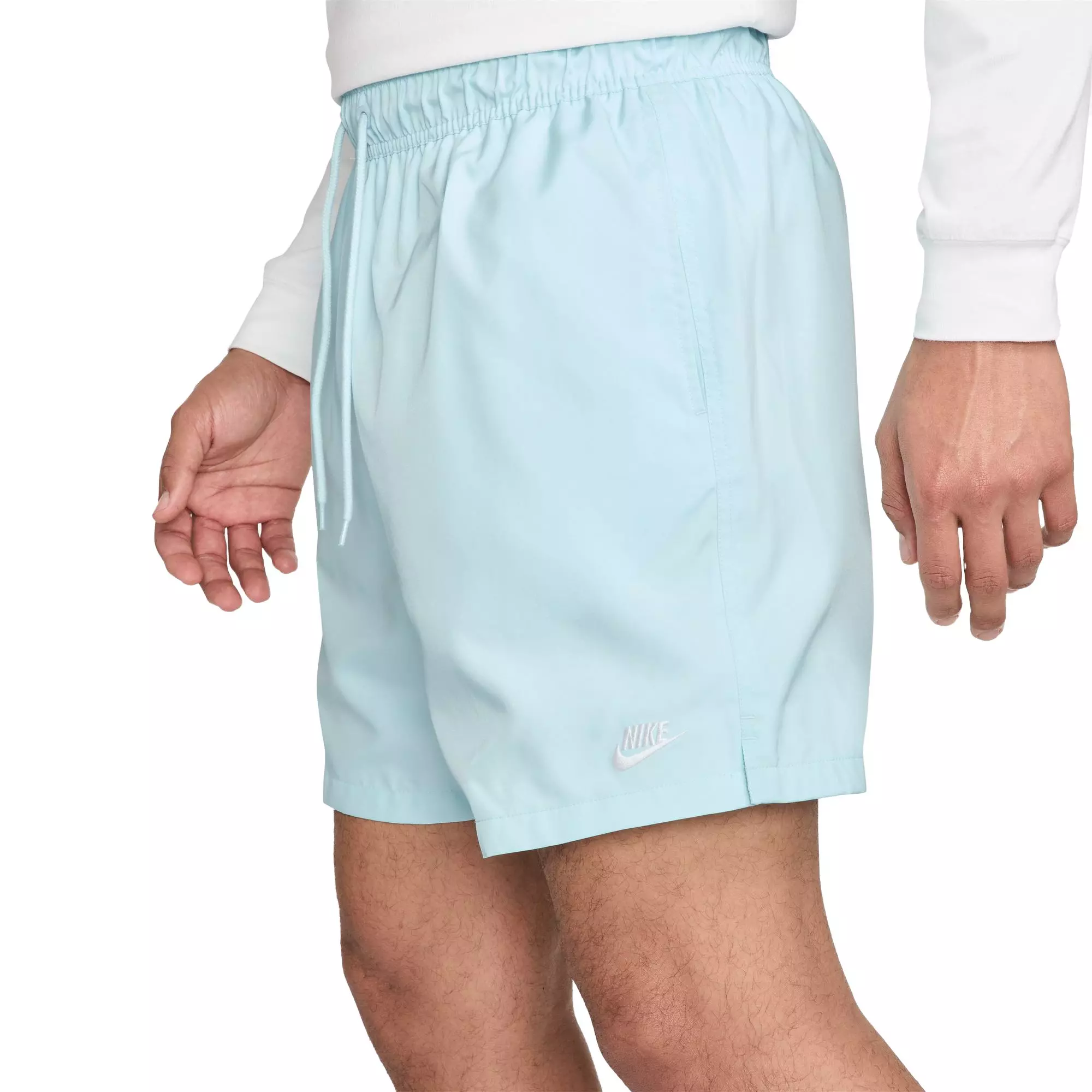 Nike Men's Club Woven Flow Shorts - LT BLUE