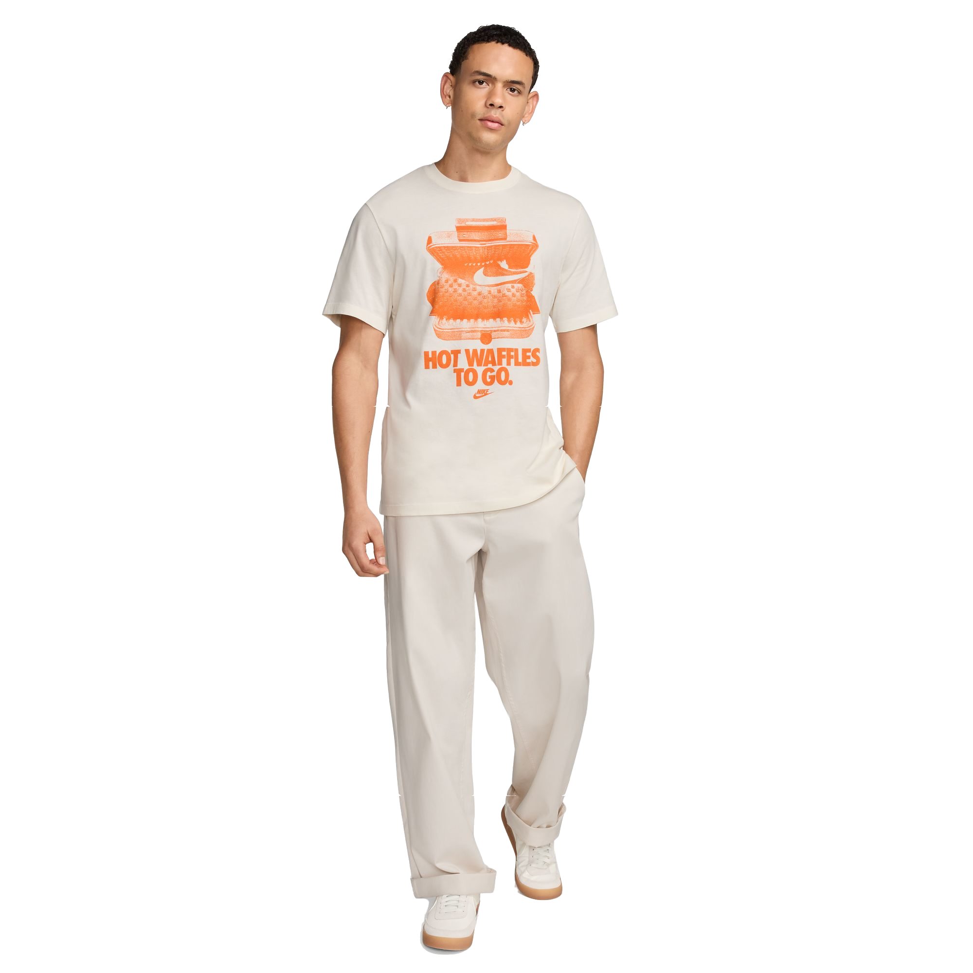 Nike Men's Sportswear Tee - Ivory - IVORY Thumbnail View 5