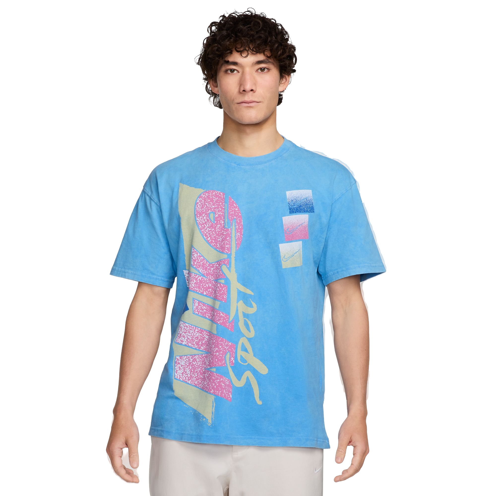 Nike Men's Sportswear Max90 Tee - Blue - BLUE Thumbnail View 1