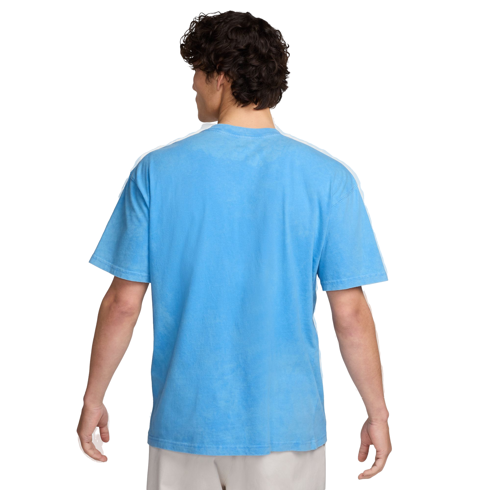 Nike Men's Sportswear Max90 Tee - Blue - BLUE Thumbnail View 2