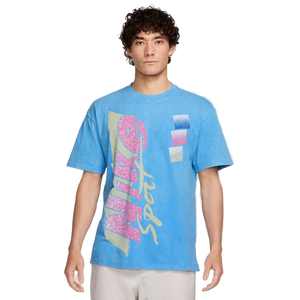 Nike Men's Sportswear Max90 Tee-Blue/Yellow