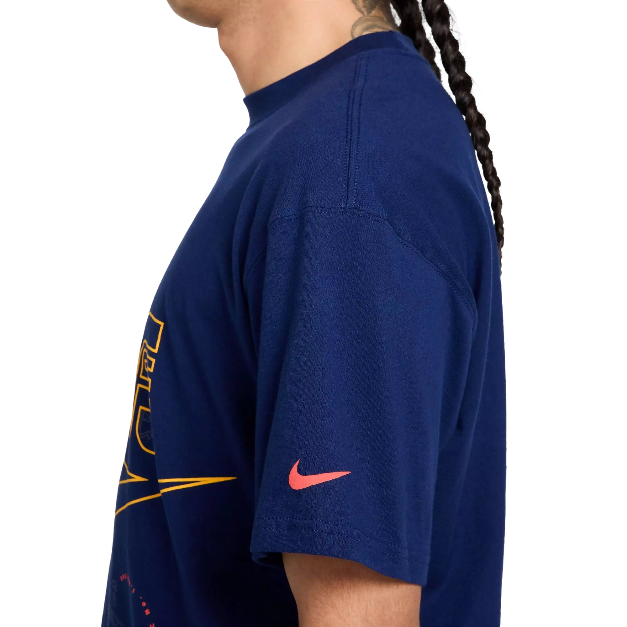 Nike Men's Sportswear Max90 Tee-Blue - BLUE