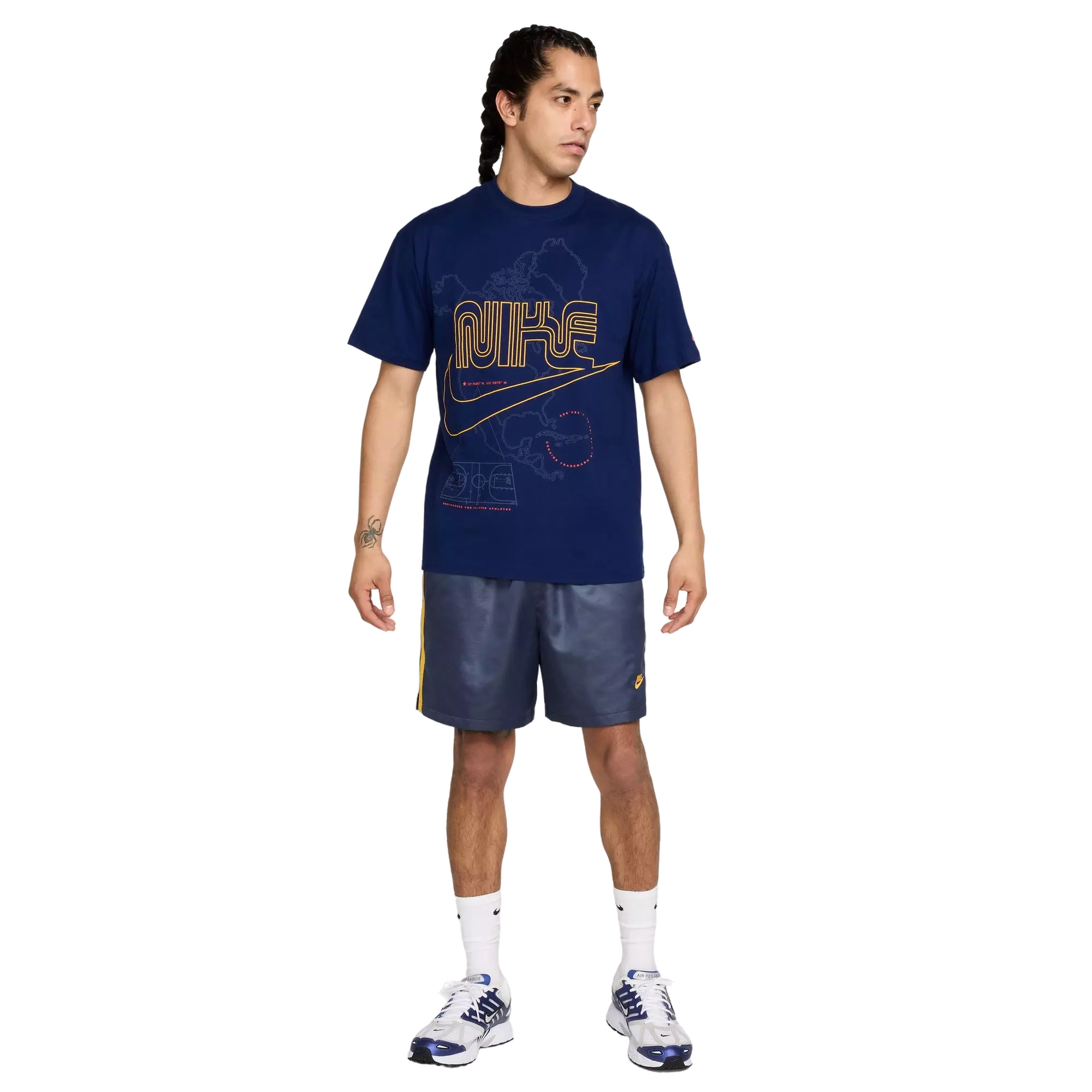 Nike Men's Sportswear Max90 Graphic Tee - Blue - BLUE
