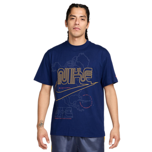 Nike Men's Sportswear Max90 Tee-Blue