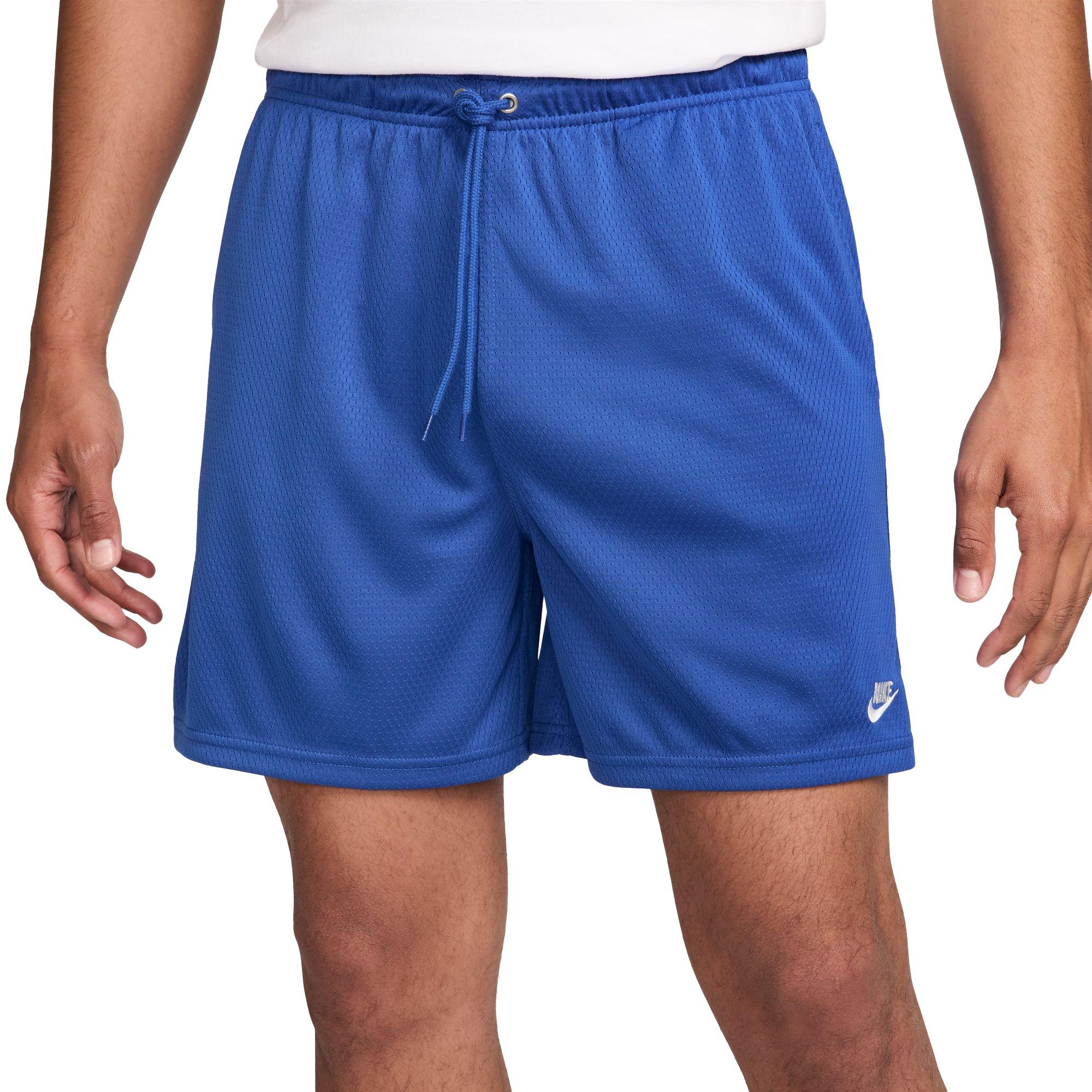 Nike Men's Club Mesh Flow Shorts-Royal - ROYAL