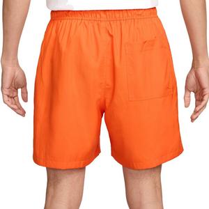 Nike Men's Club Flow Woven Shorts-Orange