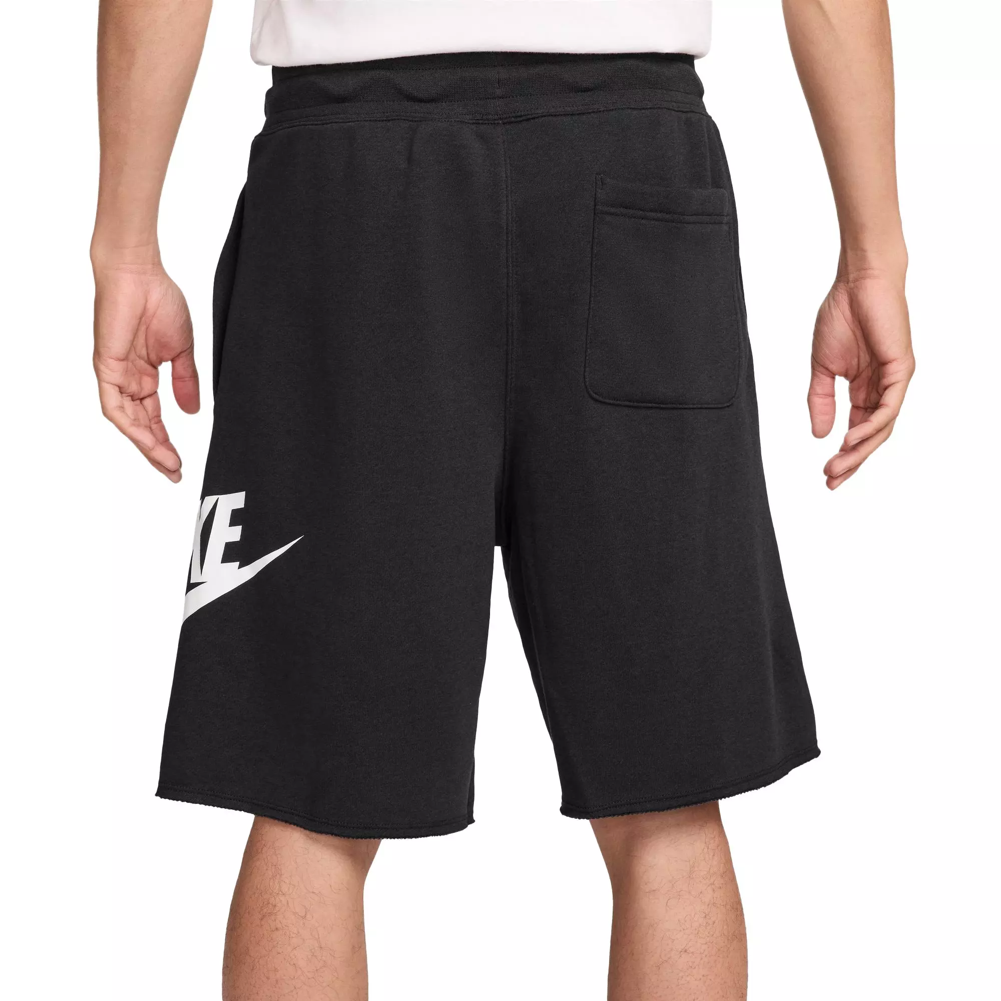 Nike Men's Club French Terry Alumni Shorts-Black - BLACK