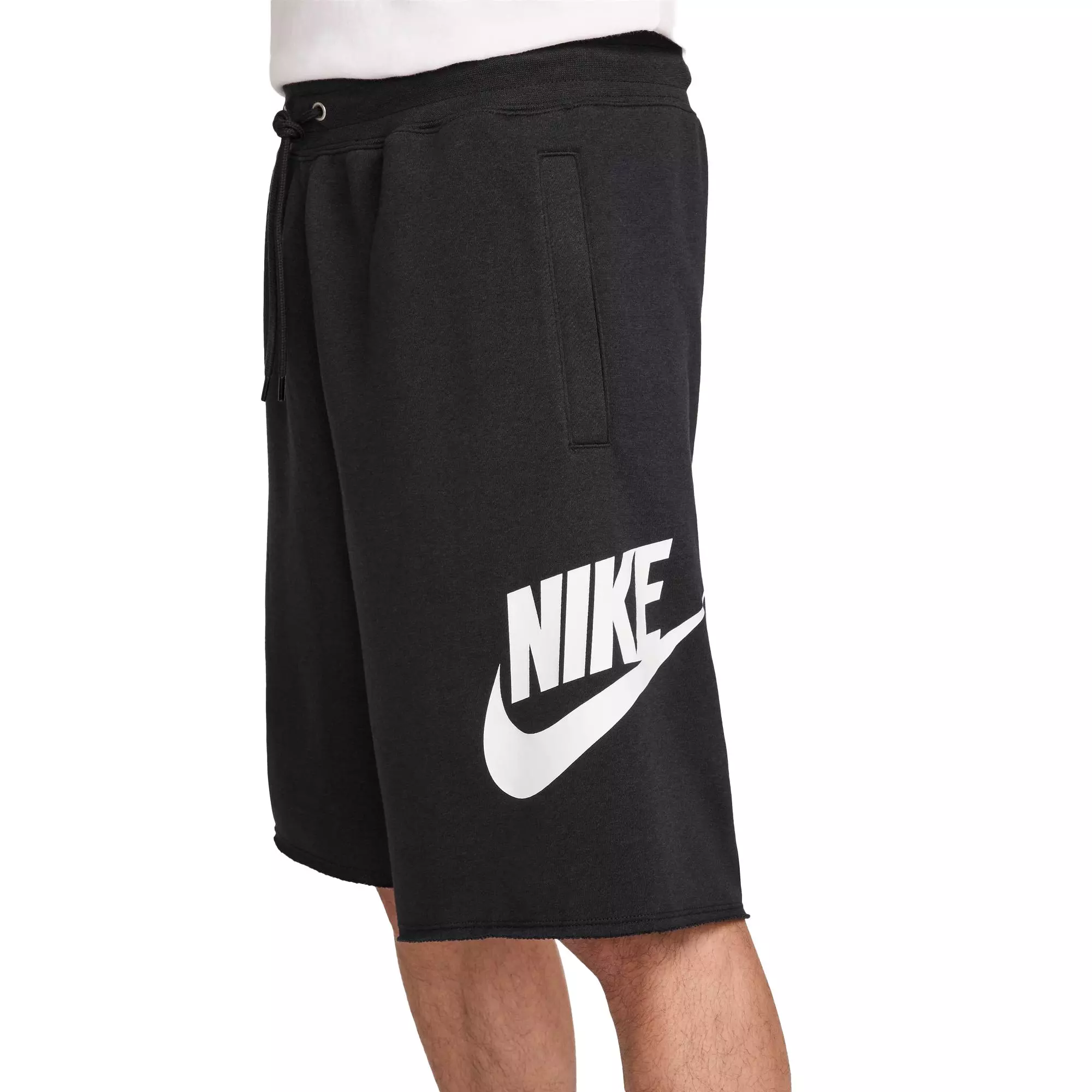 Nike Men's Club French Terry Alumni Shorts-Black - BLACK