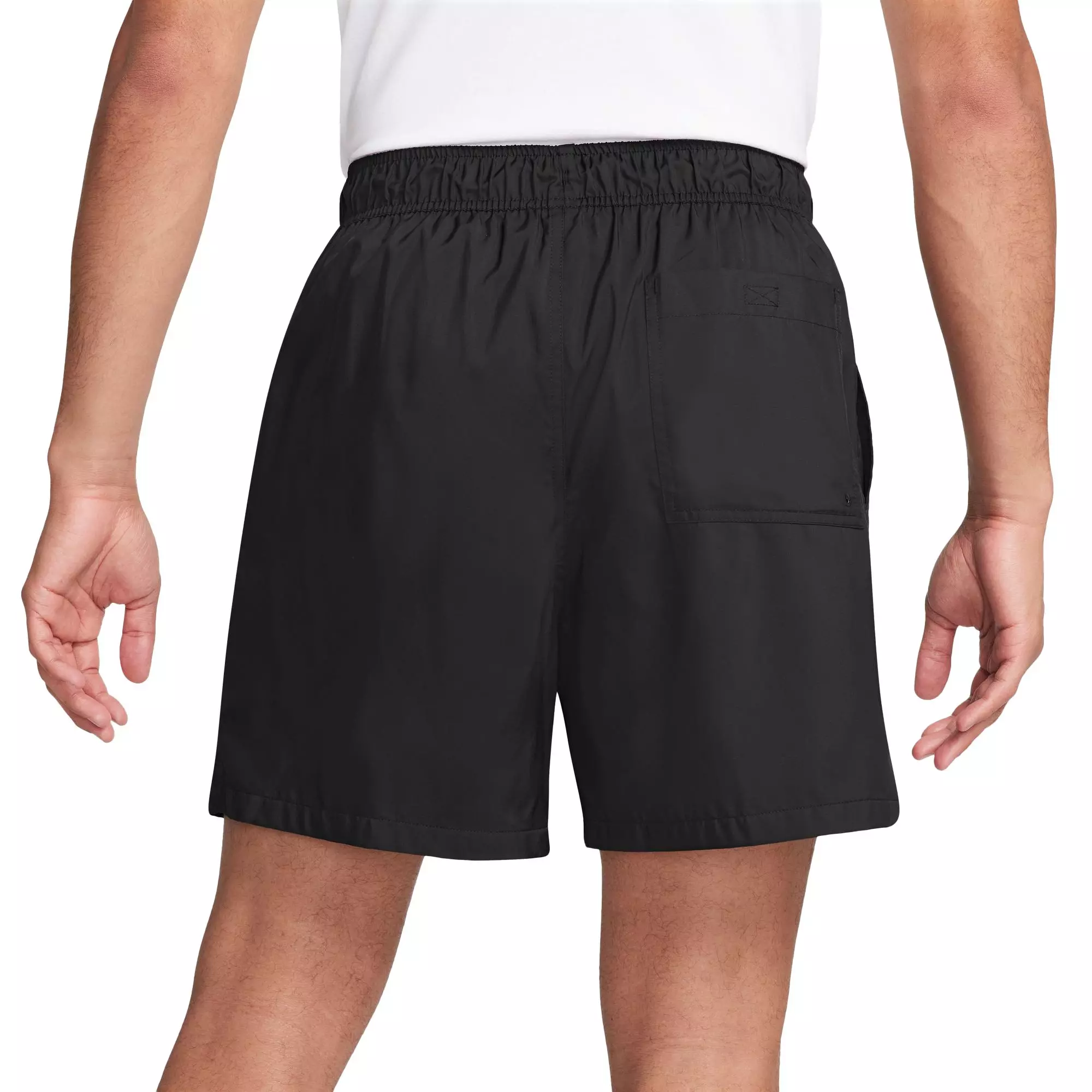 Nike Men's Club Woven Flow Shorts-Black - BLACK