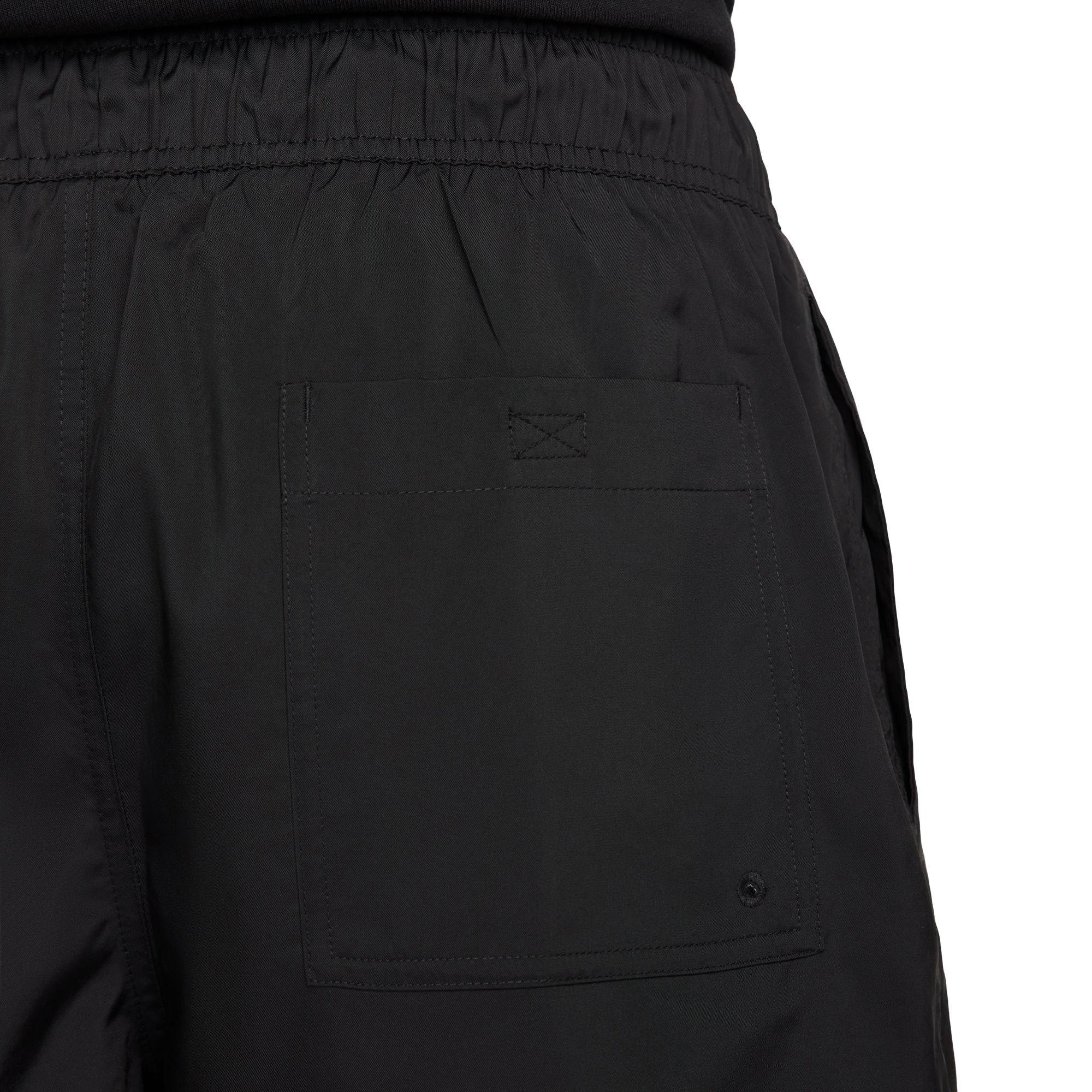 Nike Men's Club Woven Flow Shorts-Black - BLACK Thumbnail View 5