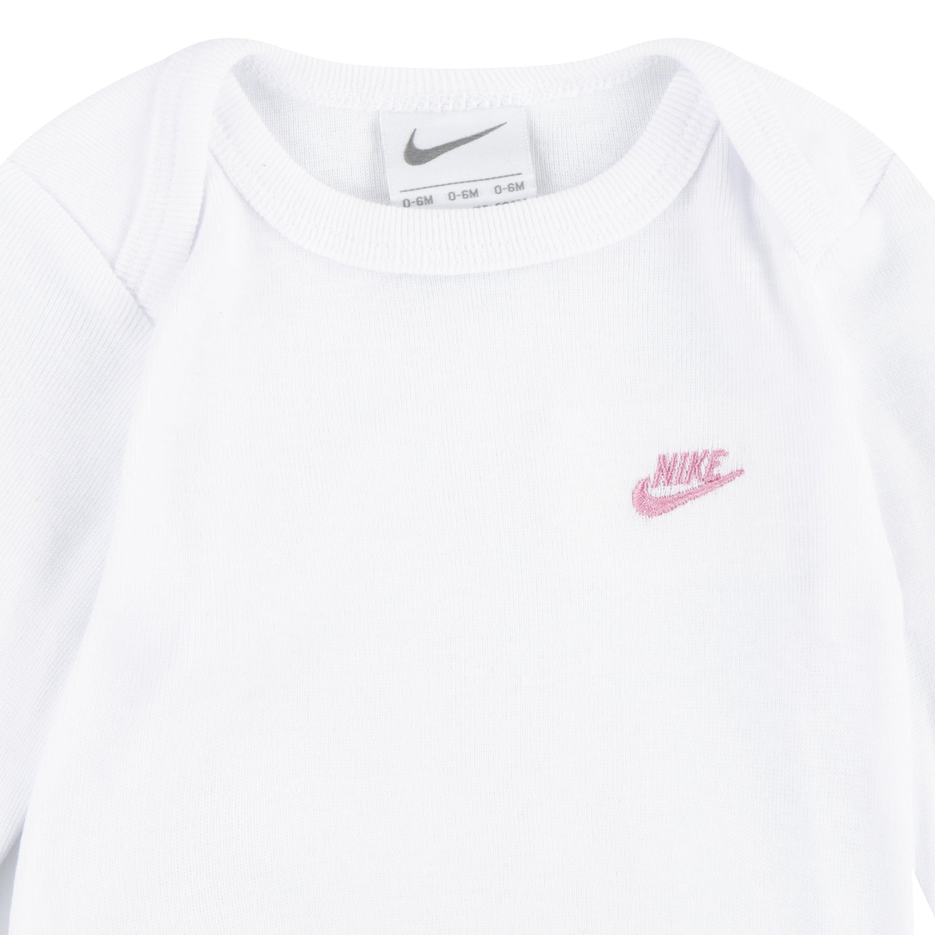 Nike 4-Piece Bodysuit Jersey Infant Girls' Pink Set