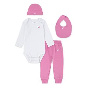 Nike Infant Girls' 4-Piece Bodysuit Jersey Set - Pink