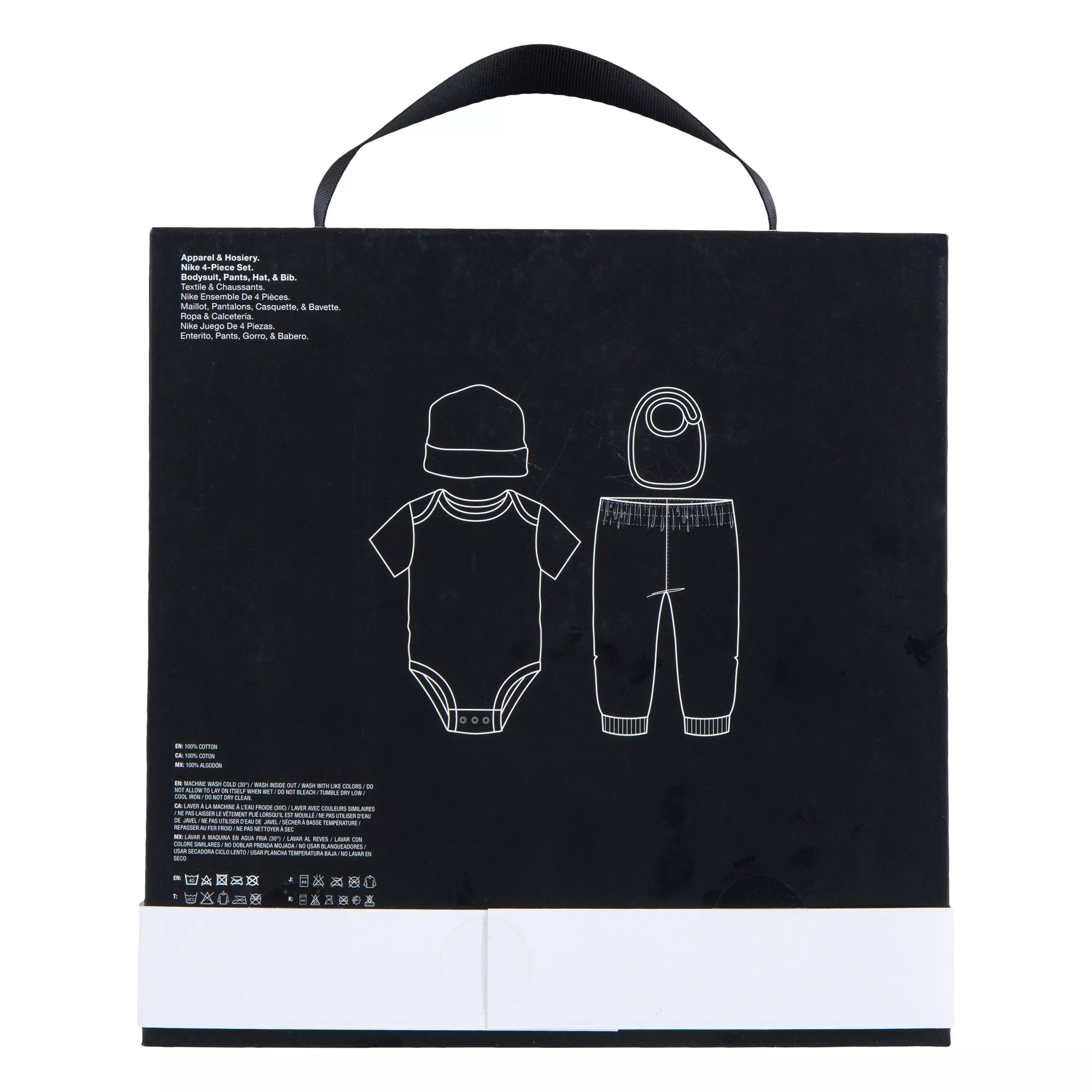 Nike Infant Girls' 4-Piece Bodysuit Jersey Set - Grey - GREY