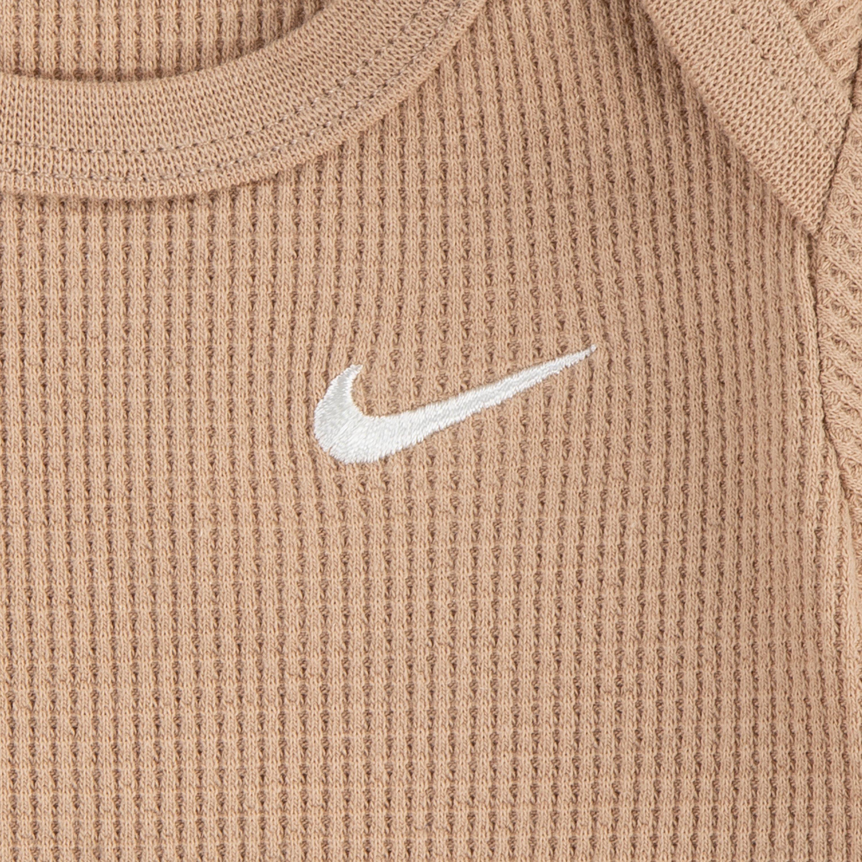 Nike Infant Kids' Waffle 3-Piece Bodysuit Set - Tan