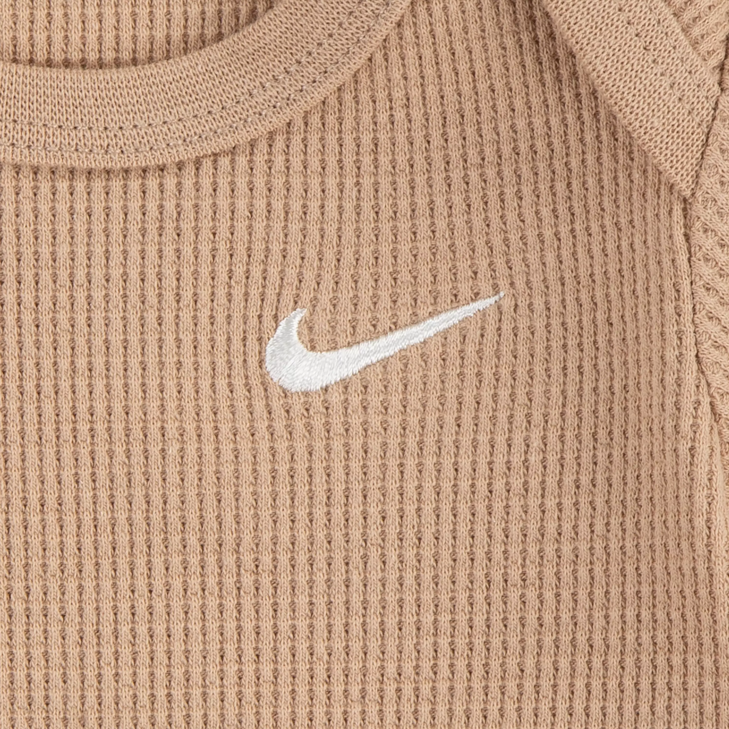 Nike Infant Kids' Waffle 3-Piece Bodysuit Set - Tan - TAN