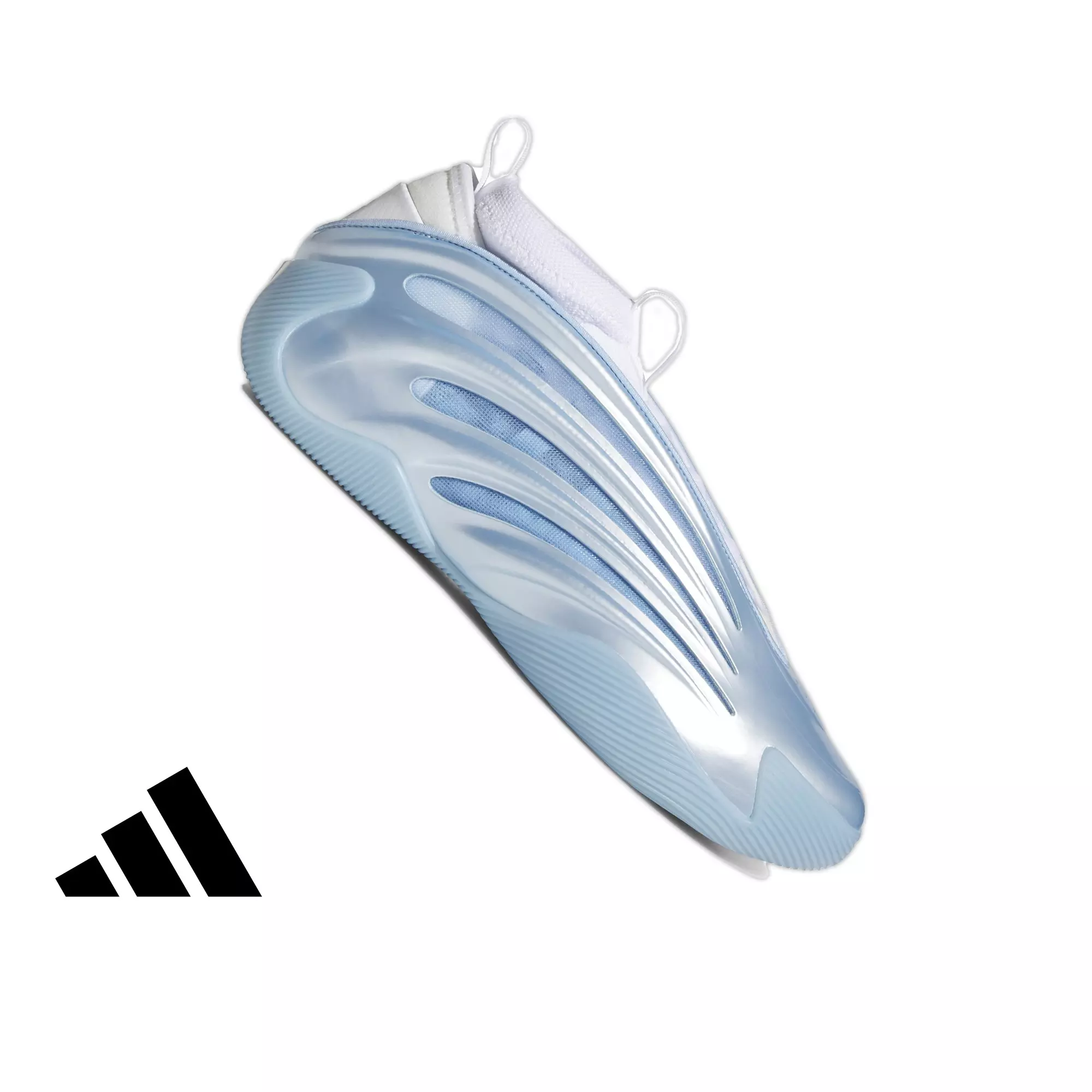 adidas Harden Volume 9 "Glow Blue" Men's Basketball Shoe - GLOW BLUE/WHITE