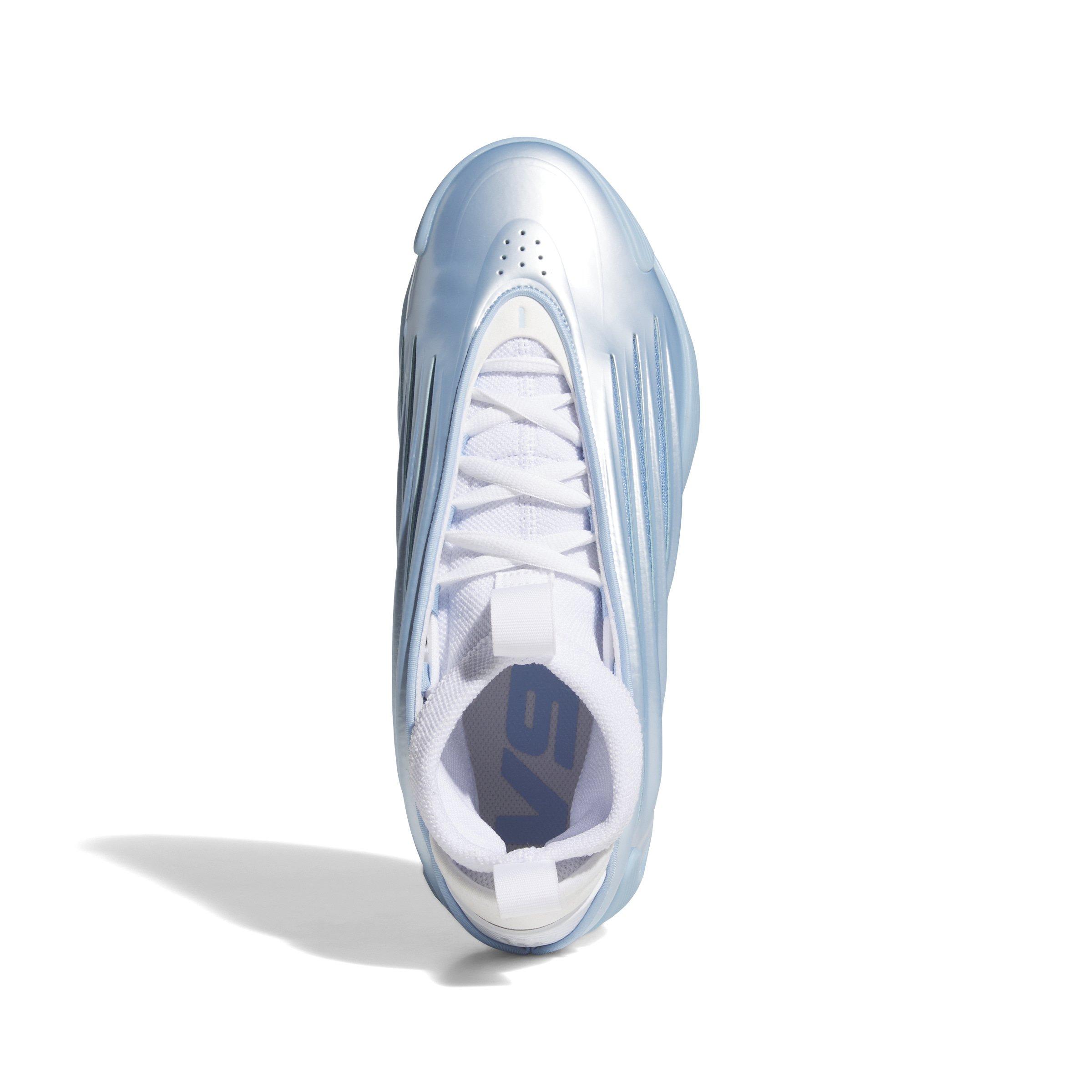 adidas Harden Volume 9 "Glow Blue" Men's Basketball Shoe - GLOW BLUE/WHITE Thumbnail View 7