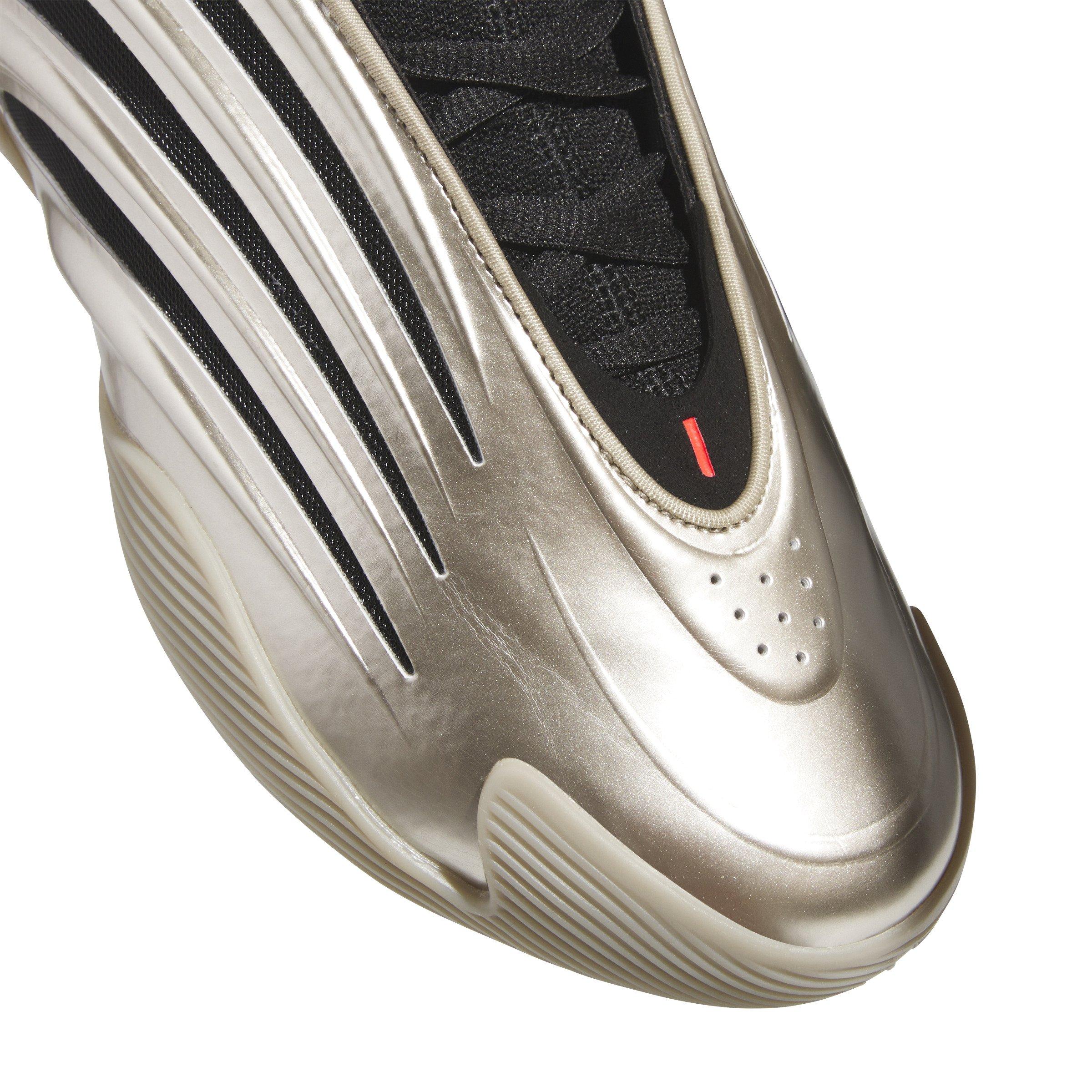 adidas Harden Volume 9 "Cyber Metallic" Men's Basketball Shoe - METALLIC/BLACK Thumbnail View 7