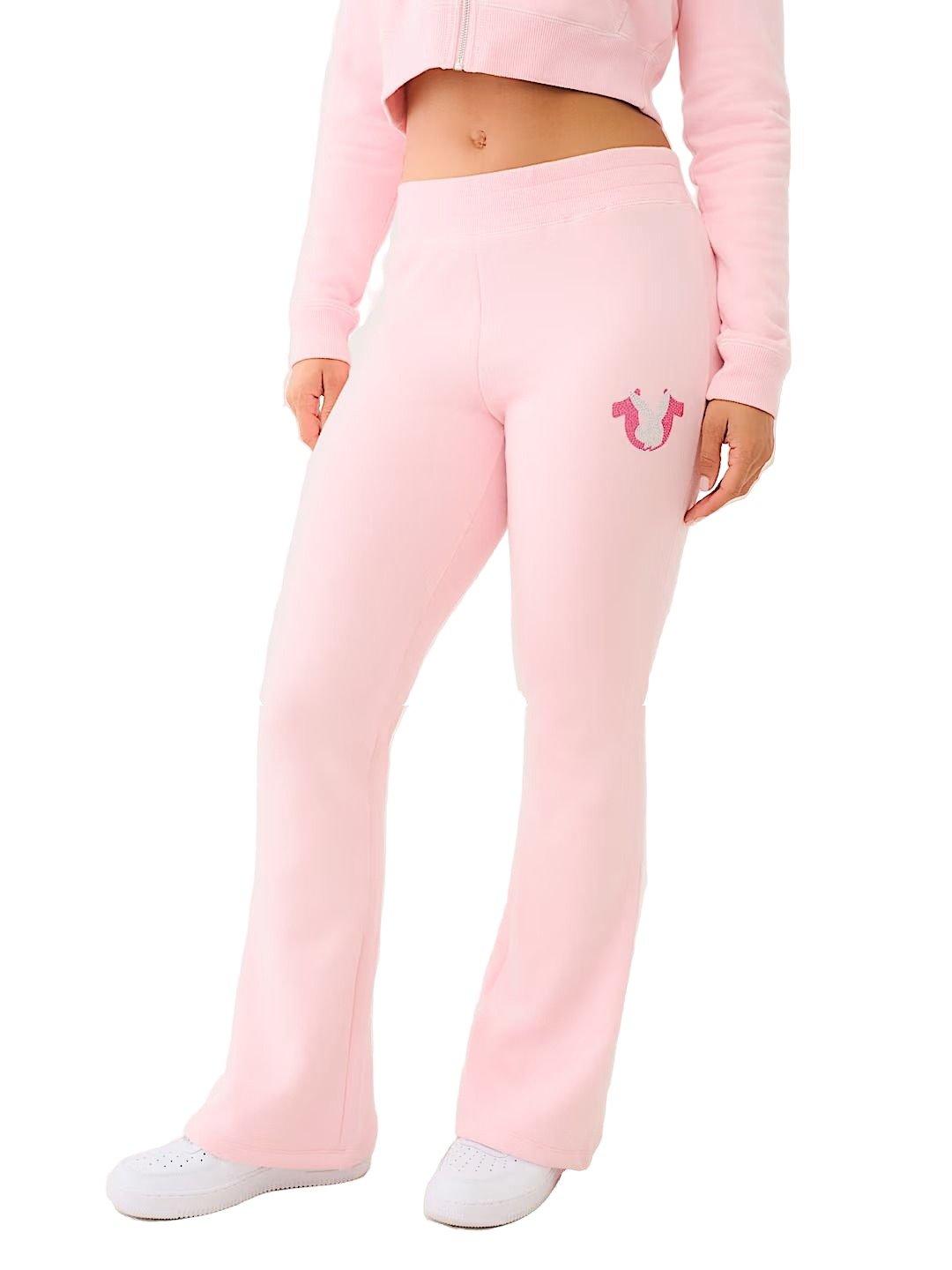 True Religion X Playboy Women's Crystal Sweatpants - PINK