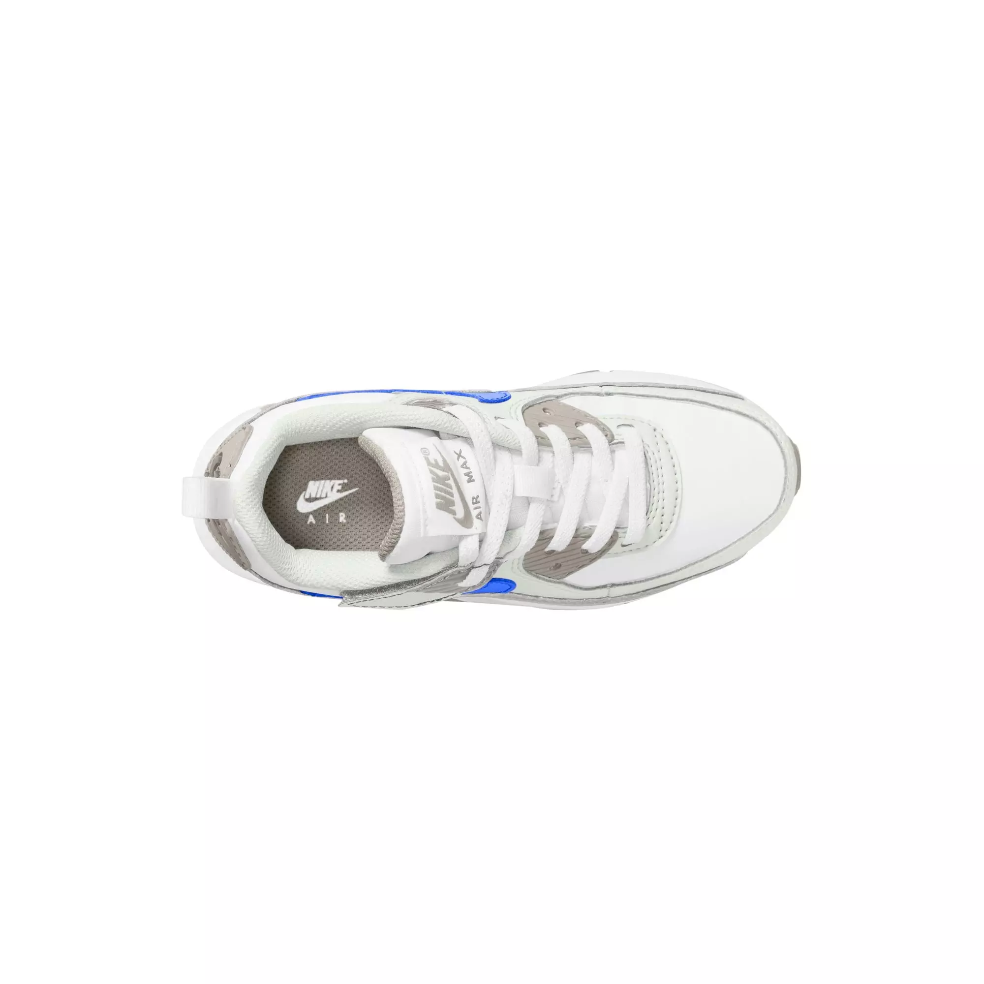 Nike Air Max 90 EasyOn "White/Racer Blue" Toddler Boys' Shoe - WHITE/BLUE