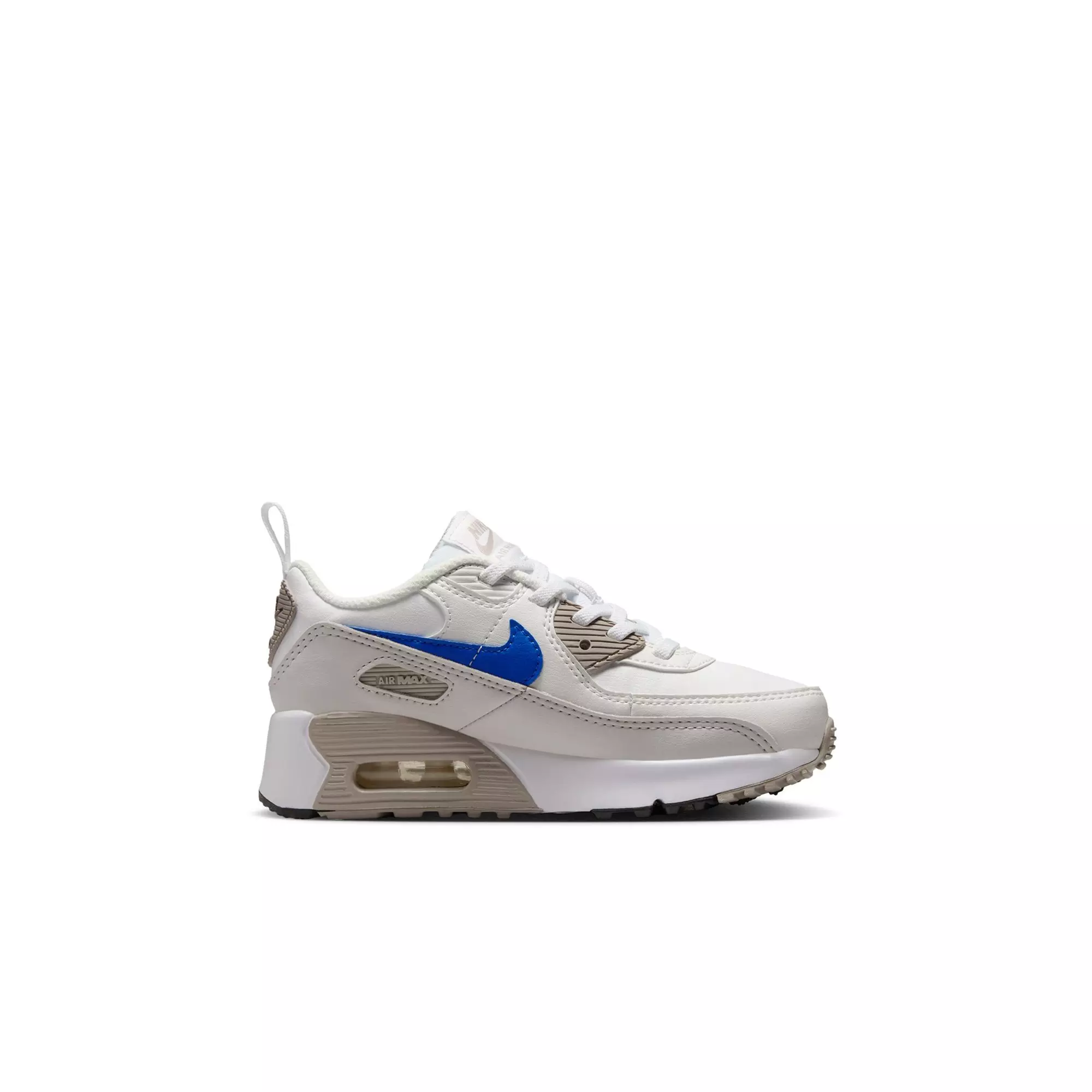 Nike Air Max 90 EasyOn "White/Racer Blue/College Grey" Toddler Boys' Shoe - WHITE/BLUE