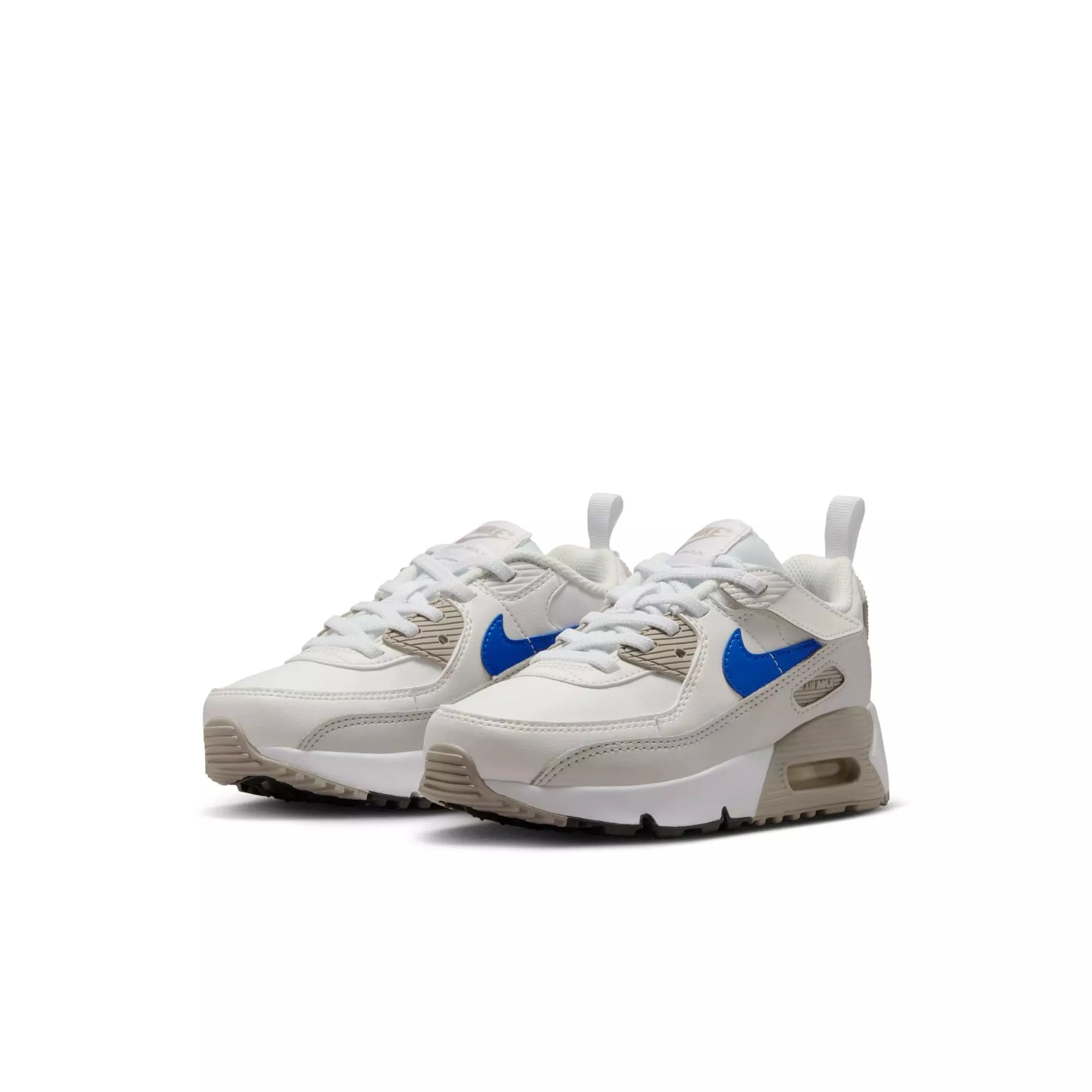 Nike Air Max 90 EasyOn "White/Racer Blue/College Grey" Preschool Boys' Shoe - WHITE/BLUE