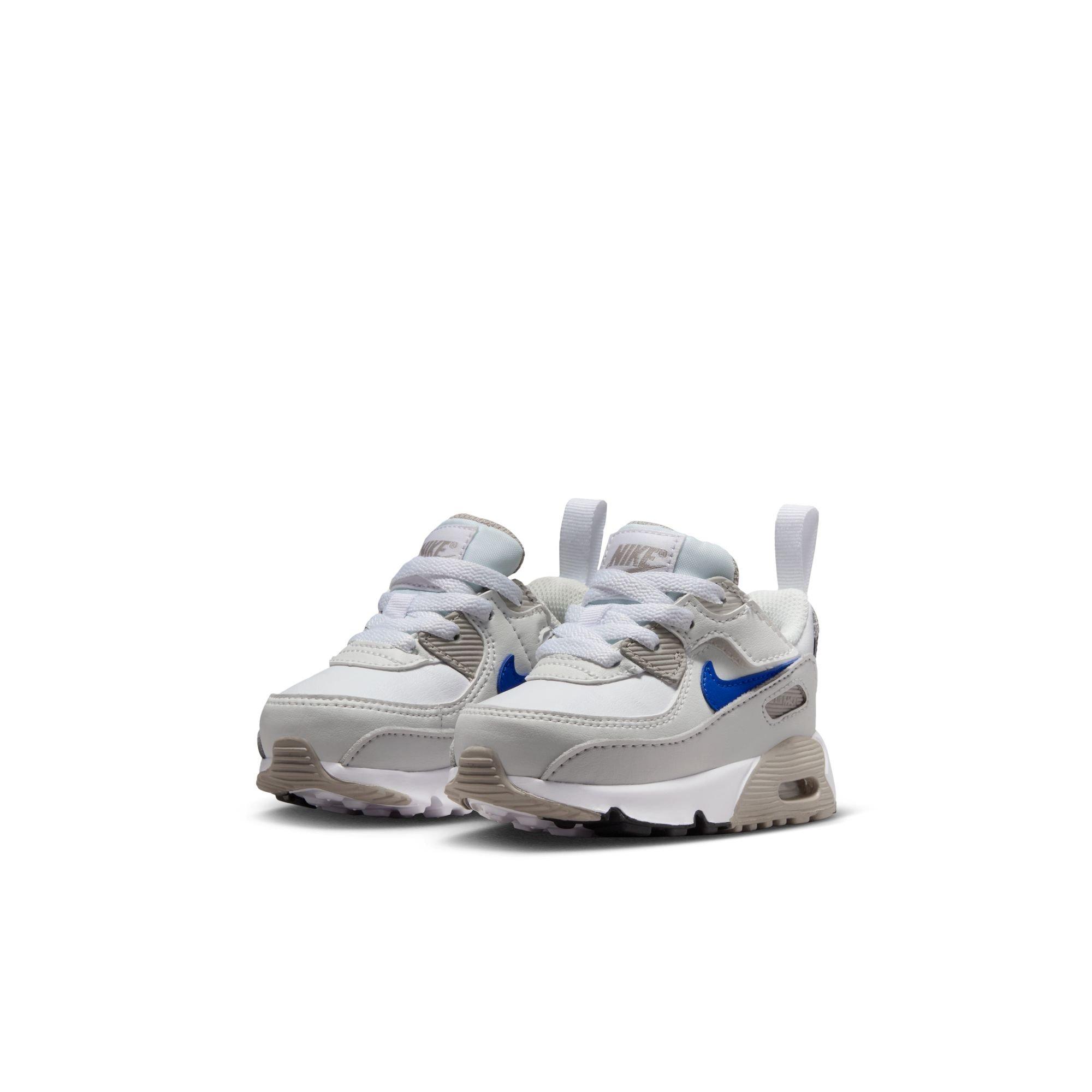 Nike Air Max 90 EasyOn Toddler Boys' "White/Racer Blue/College Grey" Shoe