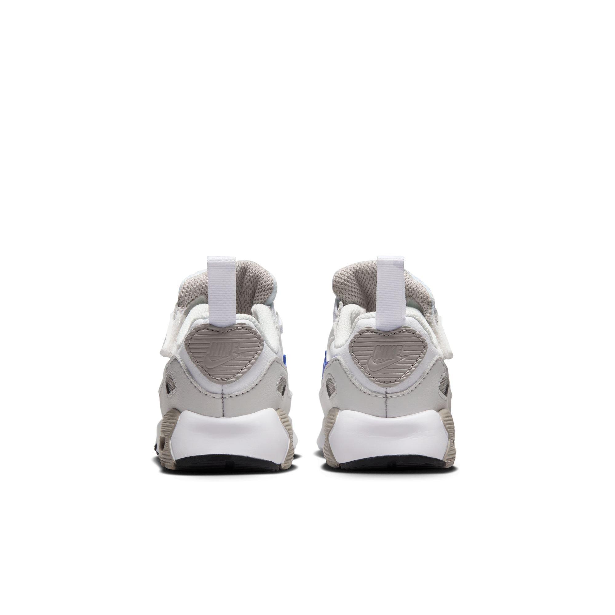 Nike Air Max 90 EasyOn Toddler Boys' "White/Racer Blue/College Grey" Shoe