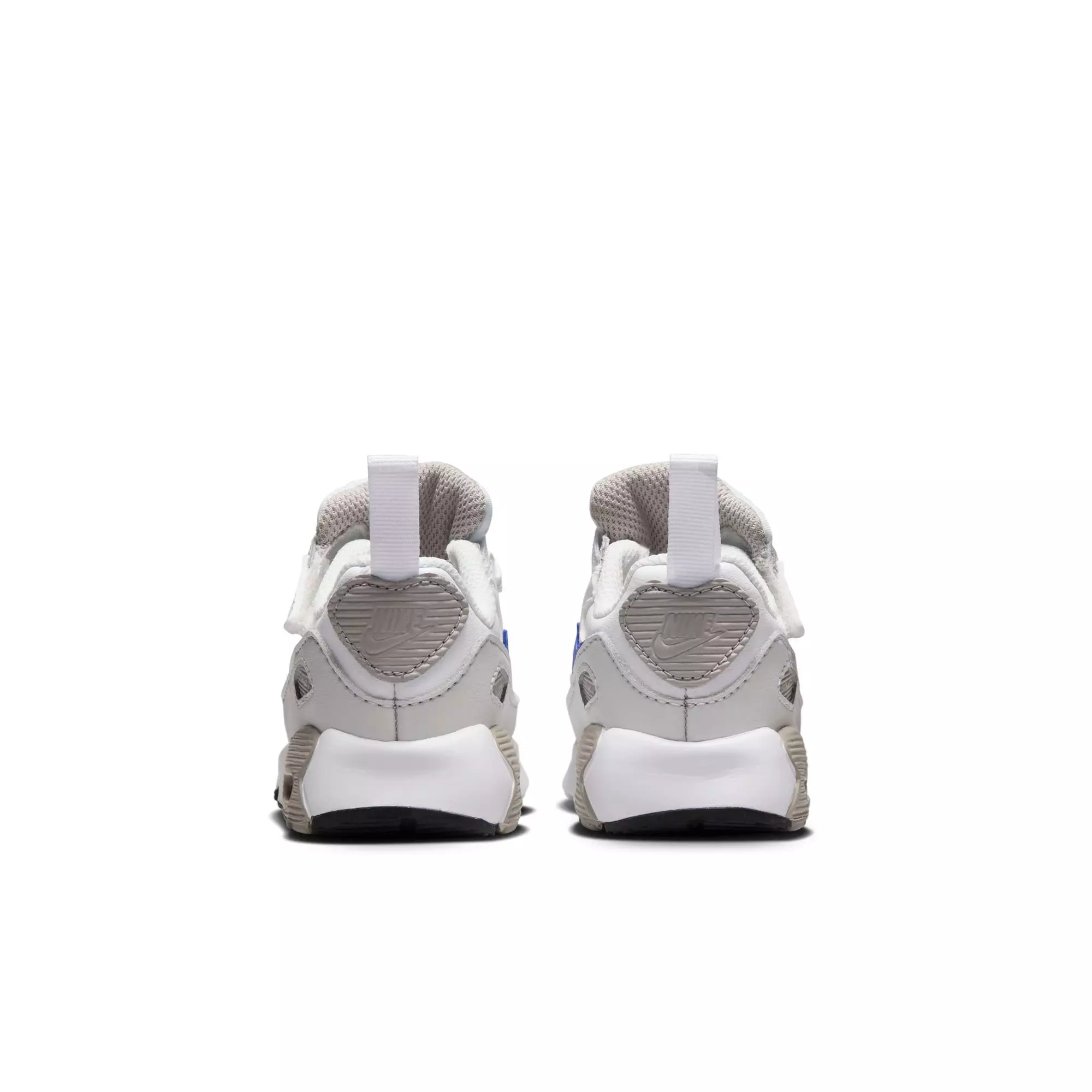 Nike Air Max 90 EasyOn "White/Racer Blue/College Grey" Toddler Boys' Shoe - WHITE/BLUE