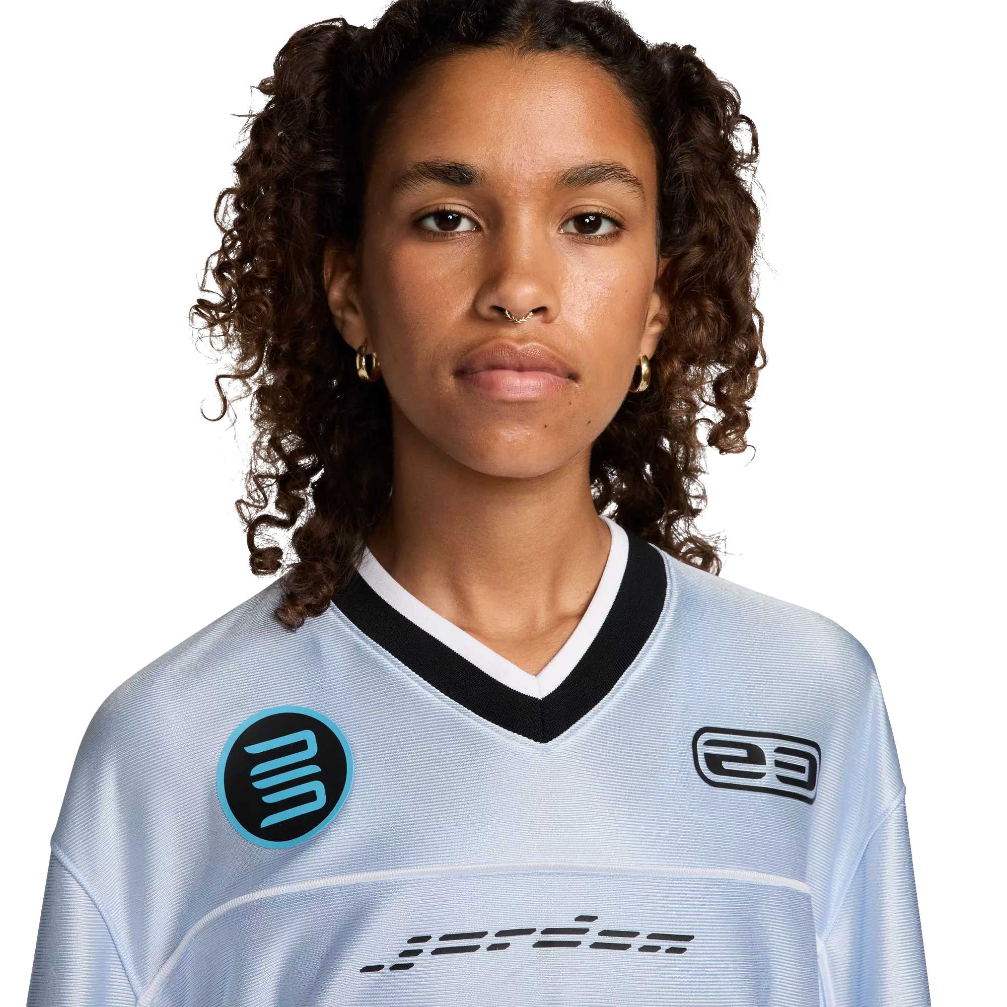 Jordan Women's Long-Sleeve Jersey Top - BLUE