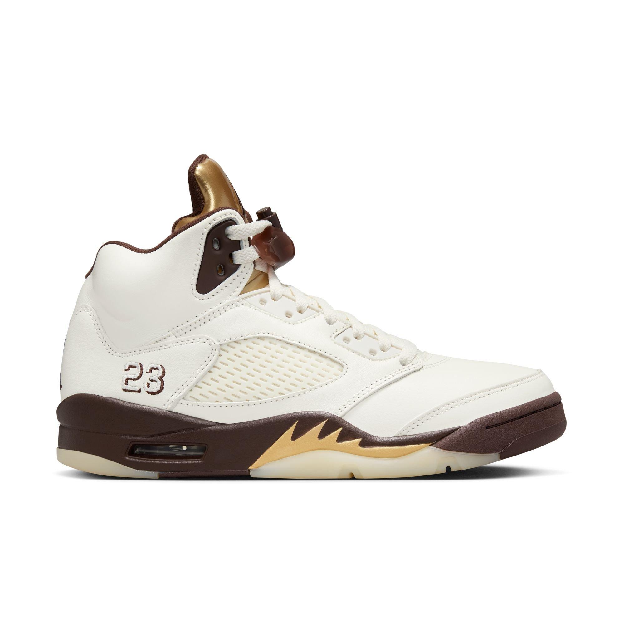 Jordan 5 Retro "Golden Ticket" Women's Shoe - EARTH/METALLIC GOLD/SAIL Thumbnail View 1