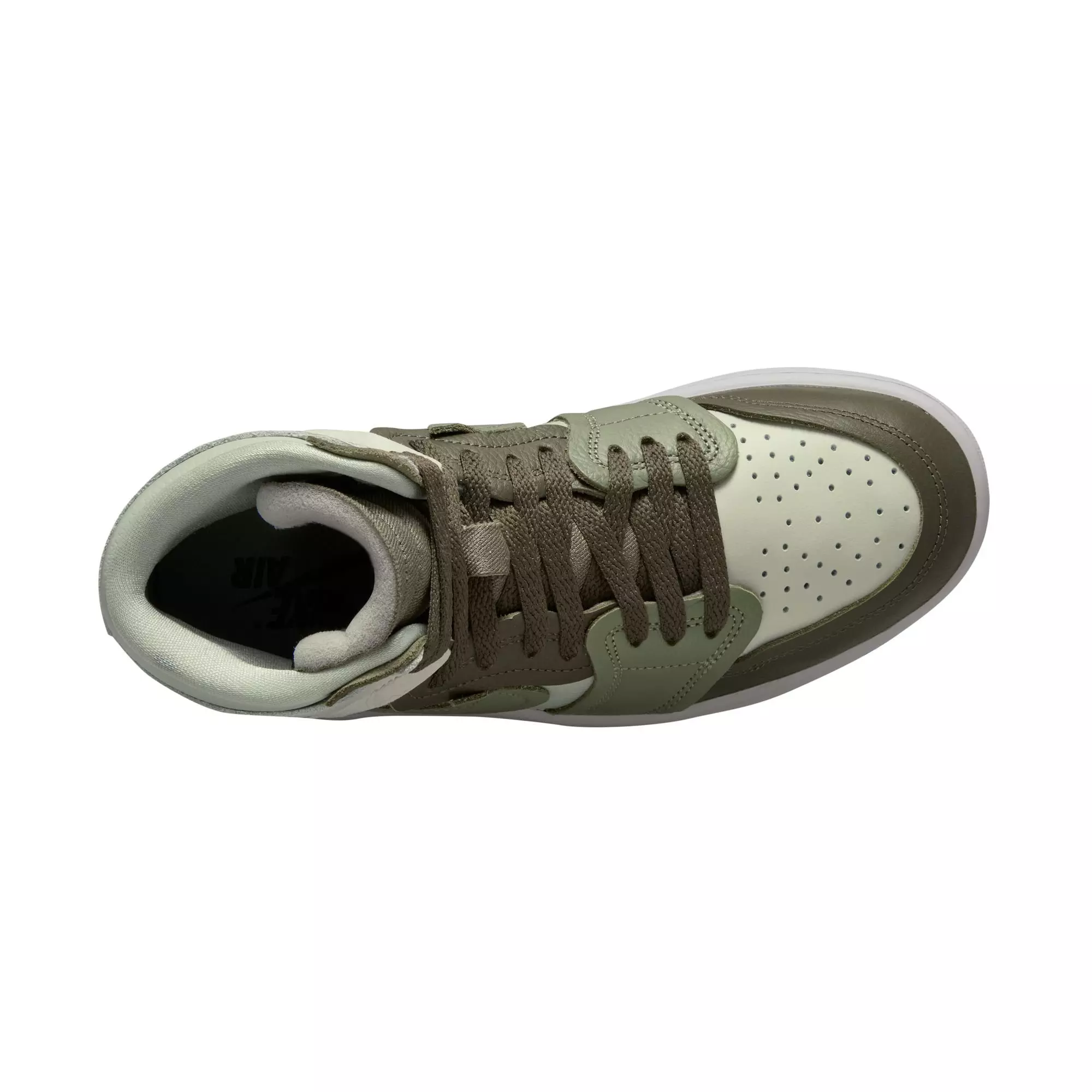 Jordan 1 High Method of Make "Medium Olive/Oil Green/Sea Glass/Seafoam" Women's Shoe​ - GREEN