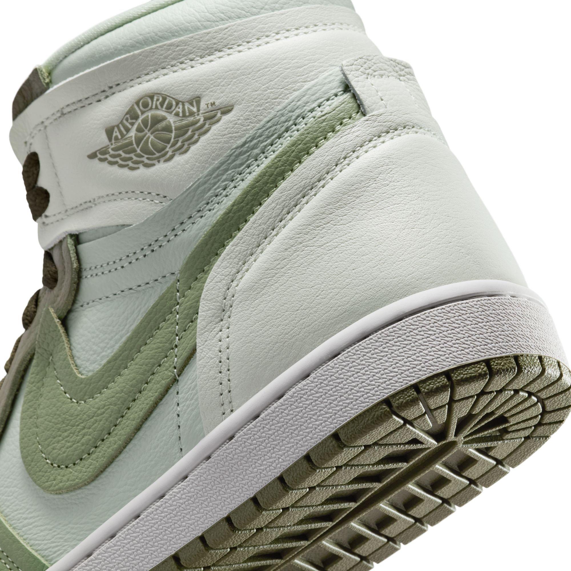 Jordan 1 High Method of Make Women's&nbsp;"Medium Olive/Oil Green/Sea Glass/Seafoam"&nbsp;Shoe