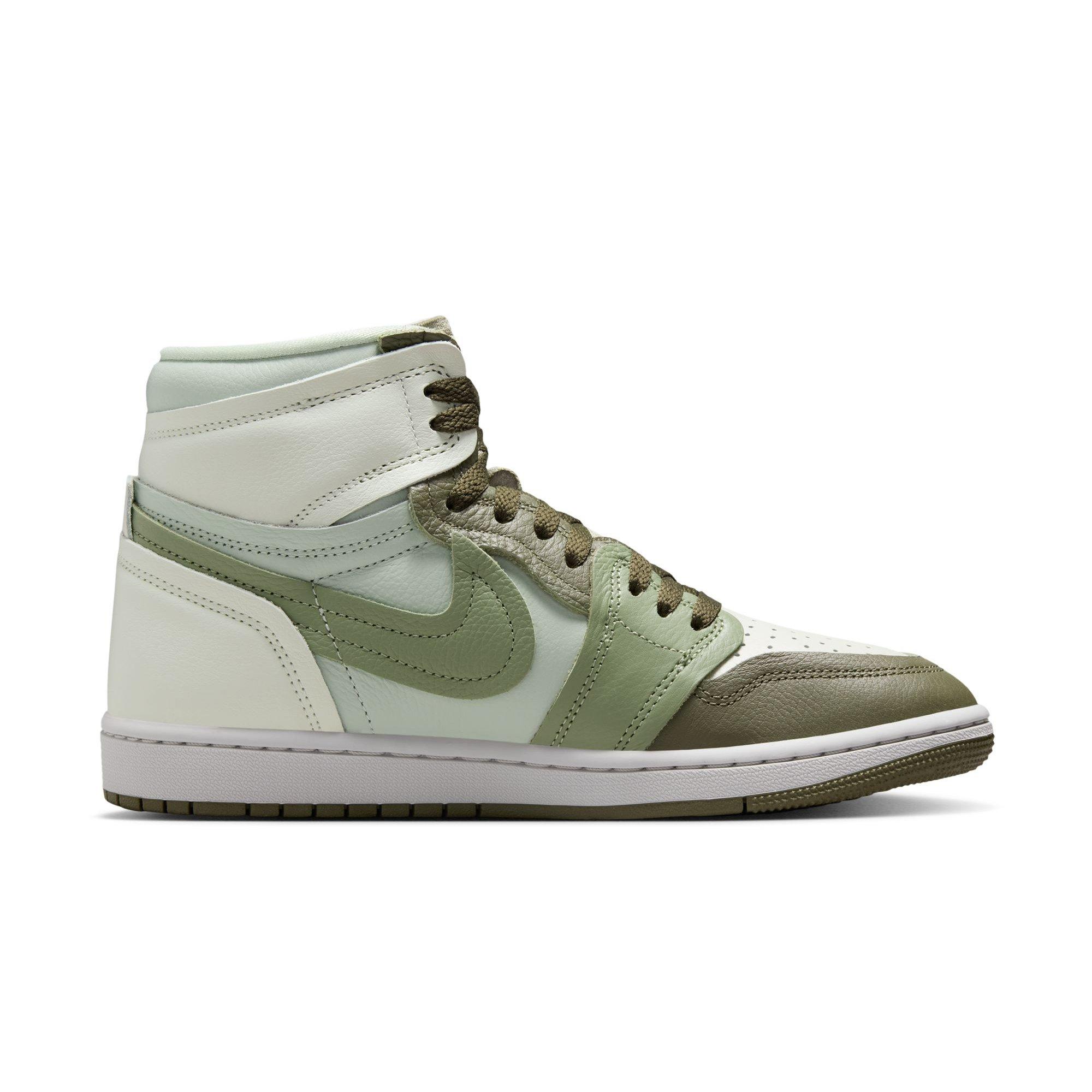 Jordan 1 High Method of Make Women's&nbsp;"Medium Olive/Oil Green/Sea Glass/Seafoam"&nbsp;Shoe