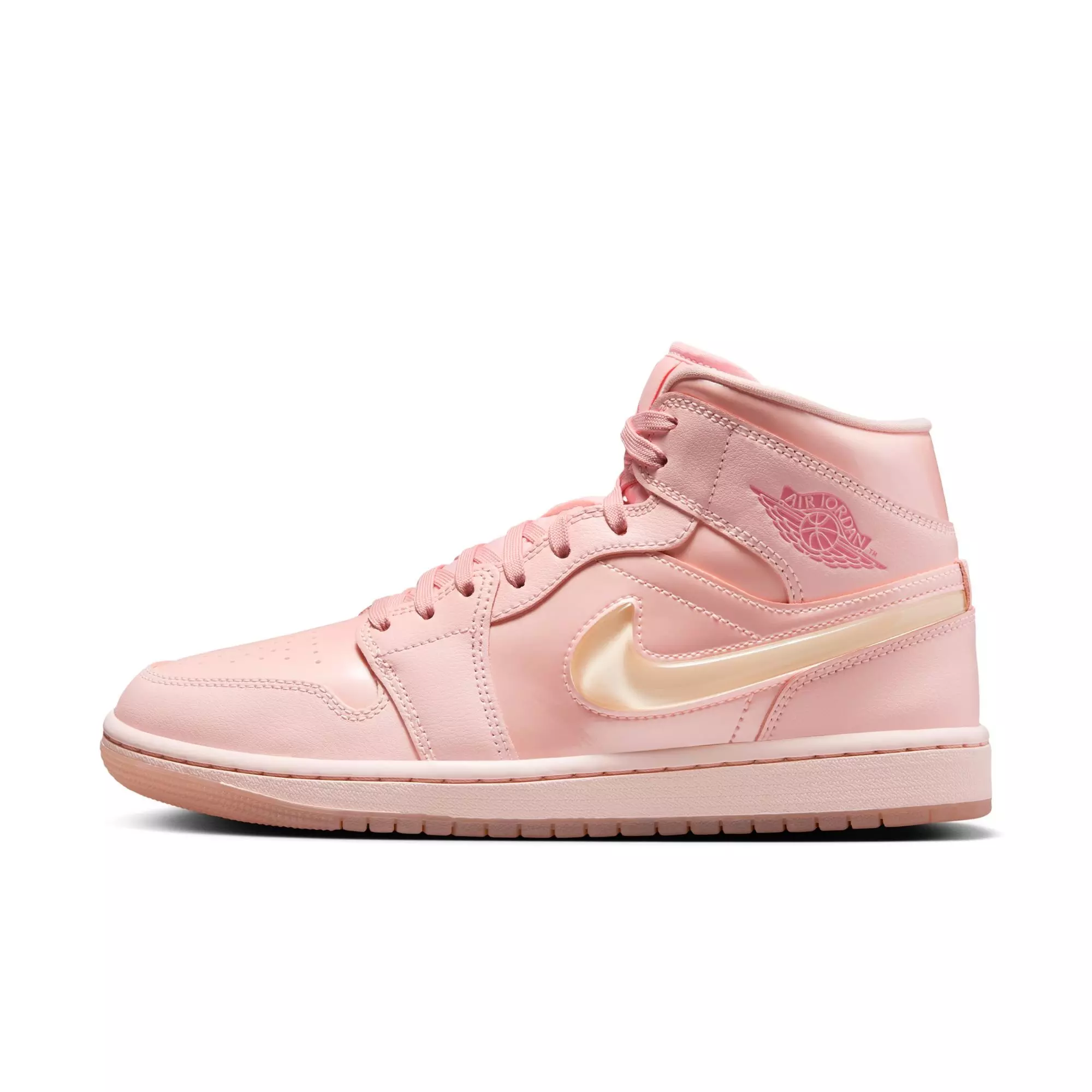 Jordan 1 Mid SE "Washed Coral/Pink Salt" Women's Shoe - CORAL