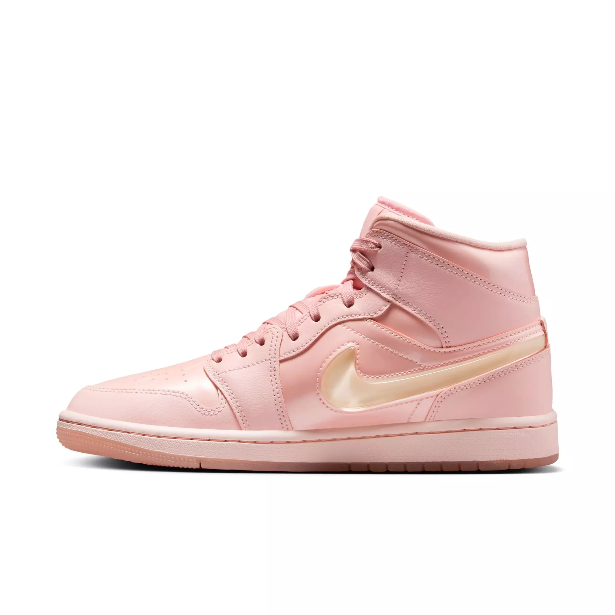Jordan 1 Mid SE "Washed Coral/Pink Salt" Women's Shoe - CORAL