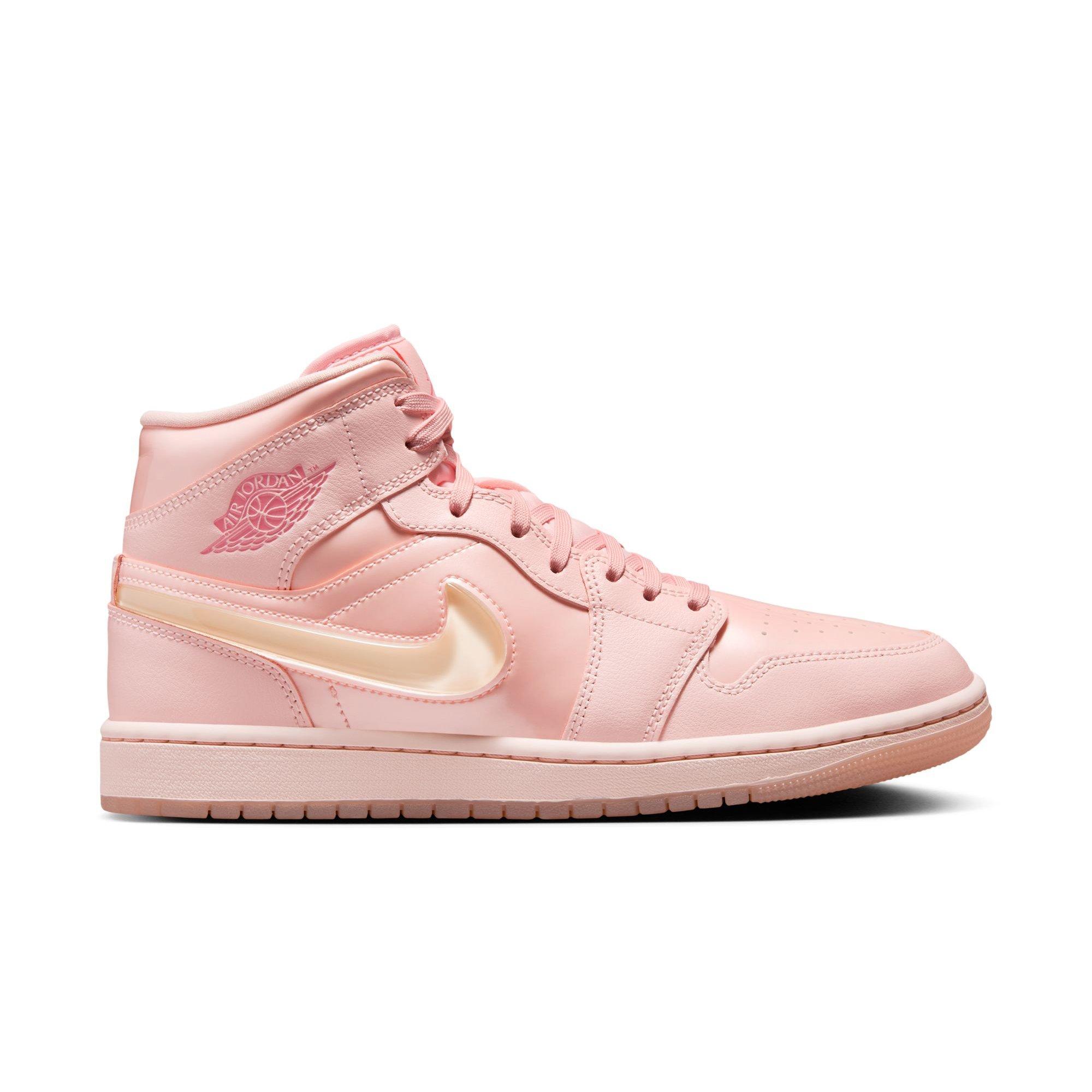 Jordan 1 Mid SE "Washed Coral/Pink Salt" Women's Shoe - CORAL