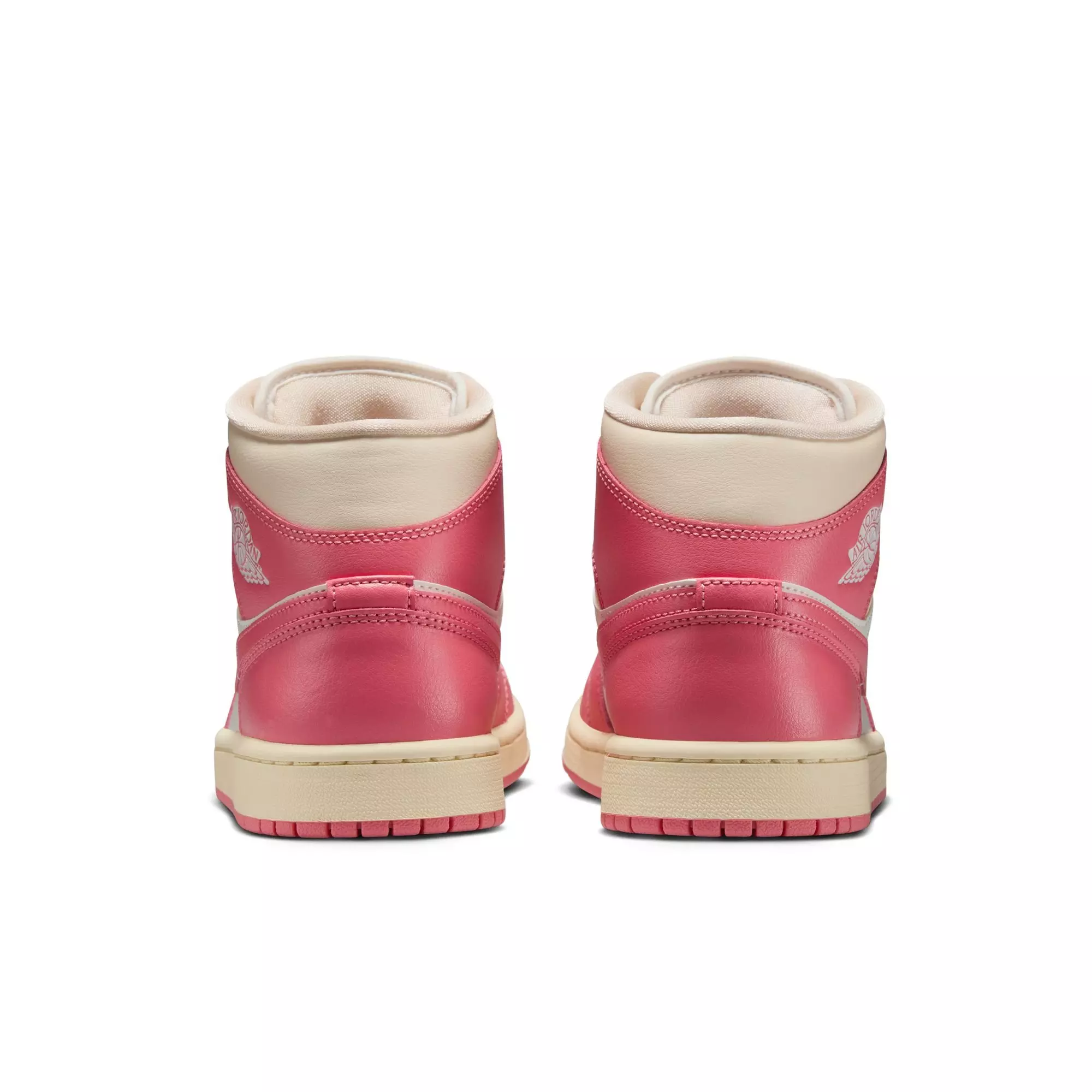 Jordan 1 Mid "Sail/Pink Salt/Guava Ice/Muslin" Women's Shoe - PINK/WHITE