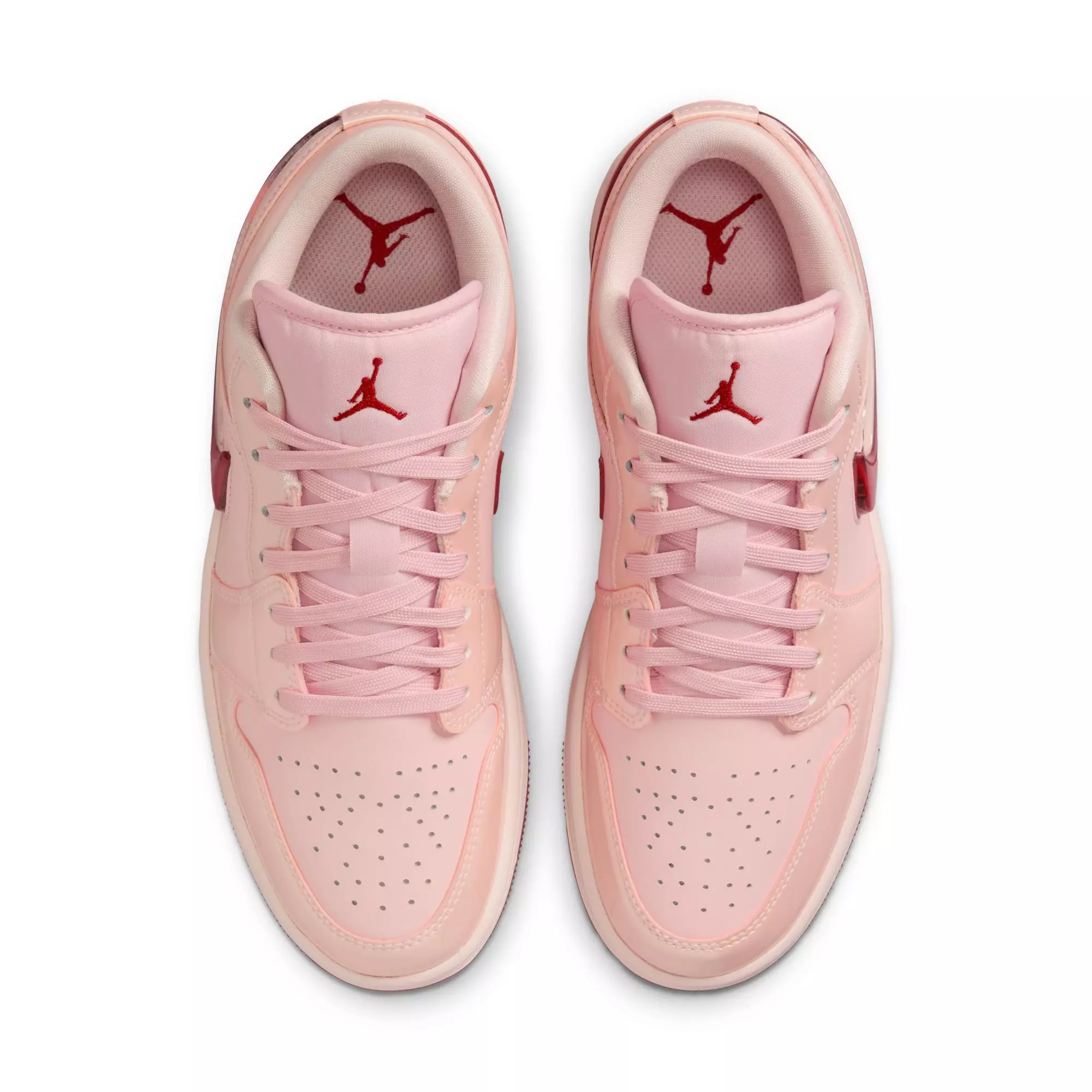 Jordan 1 Low SE "Washed Coral/Gym Red" Women's Shoe - CORAL